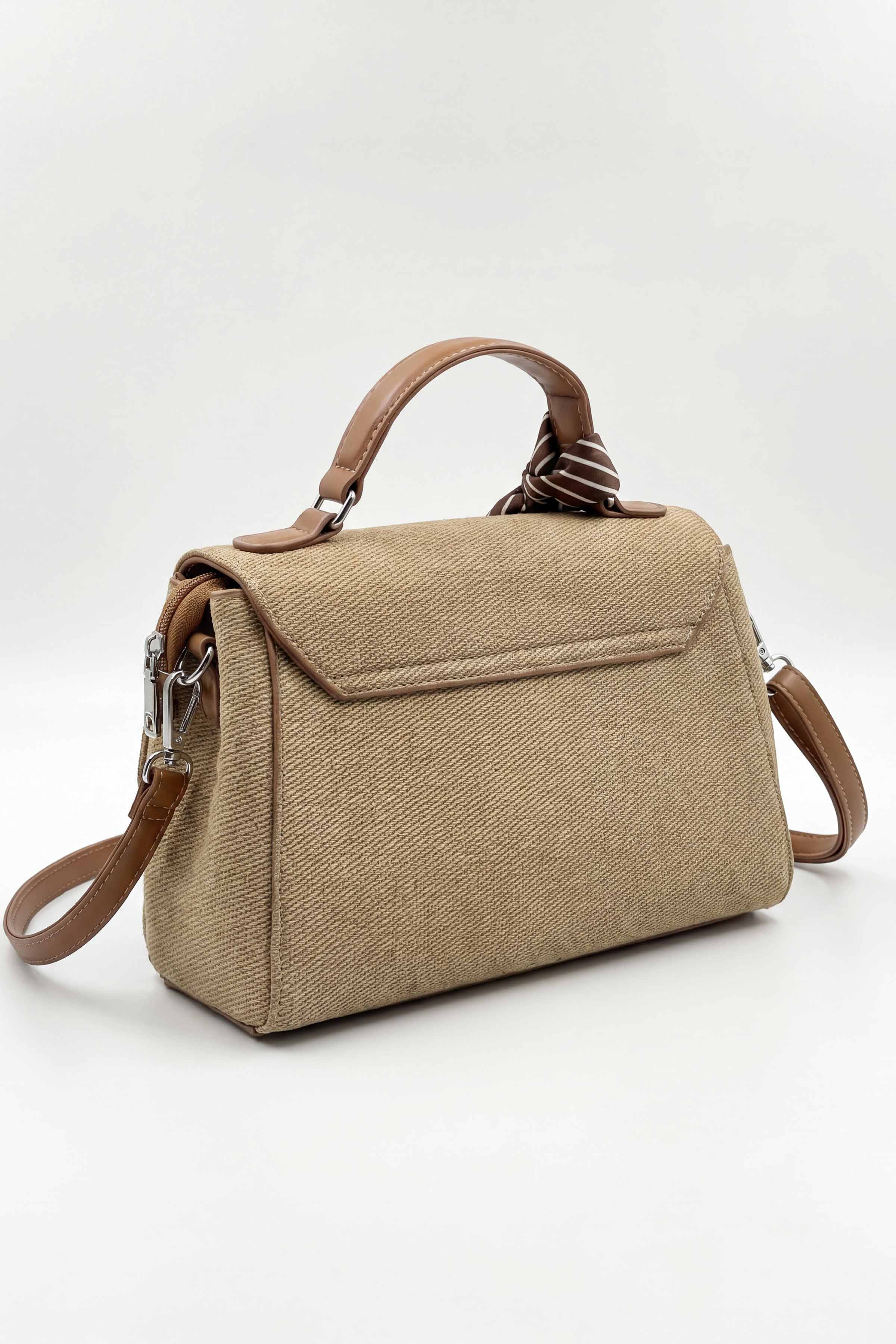 Dark Khaki Hand Bag-449172129