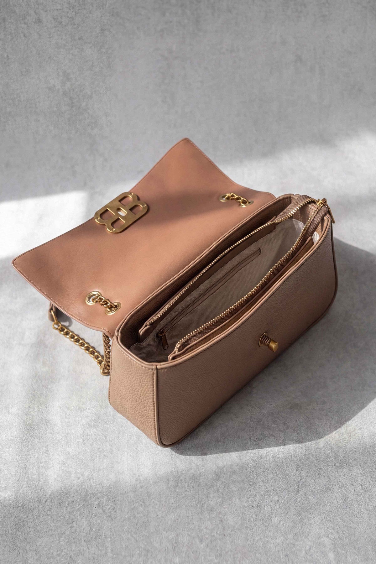 Dark Khaki Shoulder Bag-449192129 - for Women - Bag Collection | Nishat | Shop Online