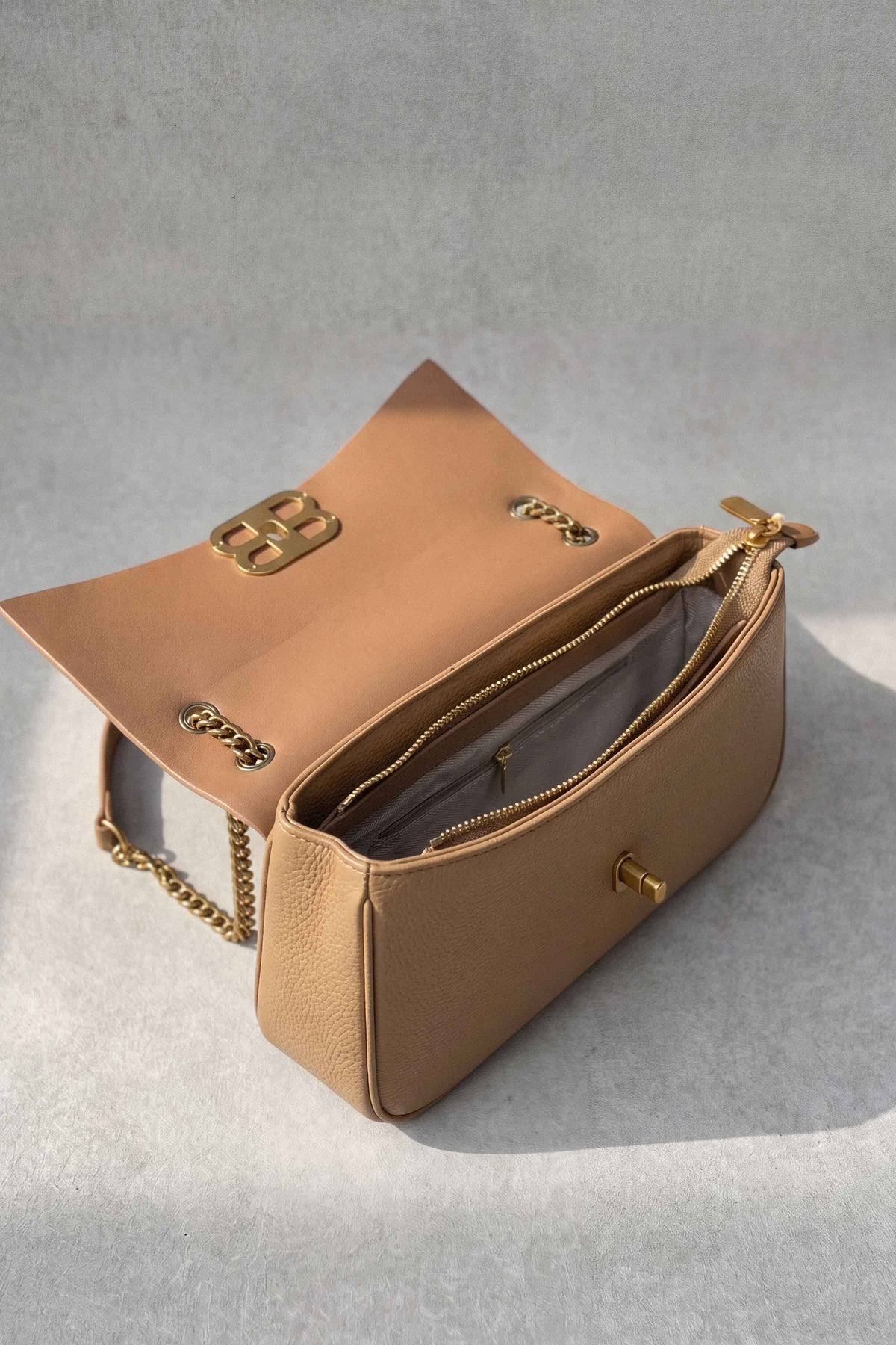Light Khaki Shoulder Bag-449192130 - for Women - Bag Collection | Nishat | Shop Online