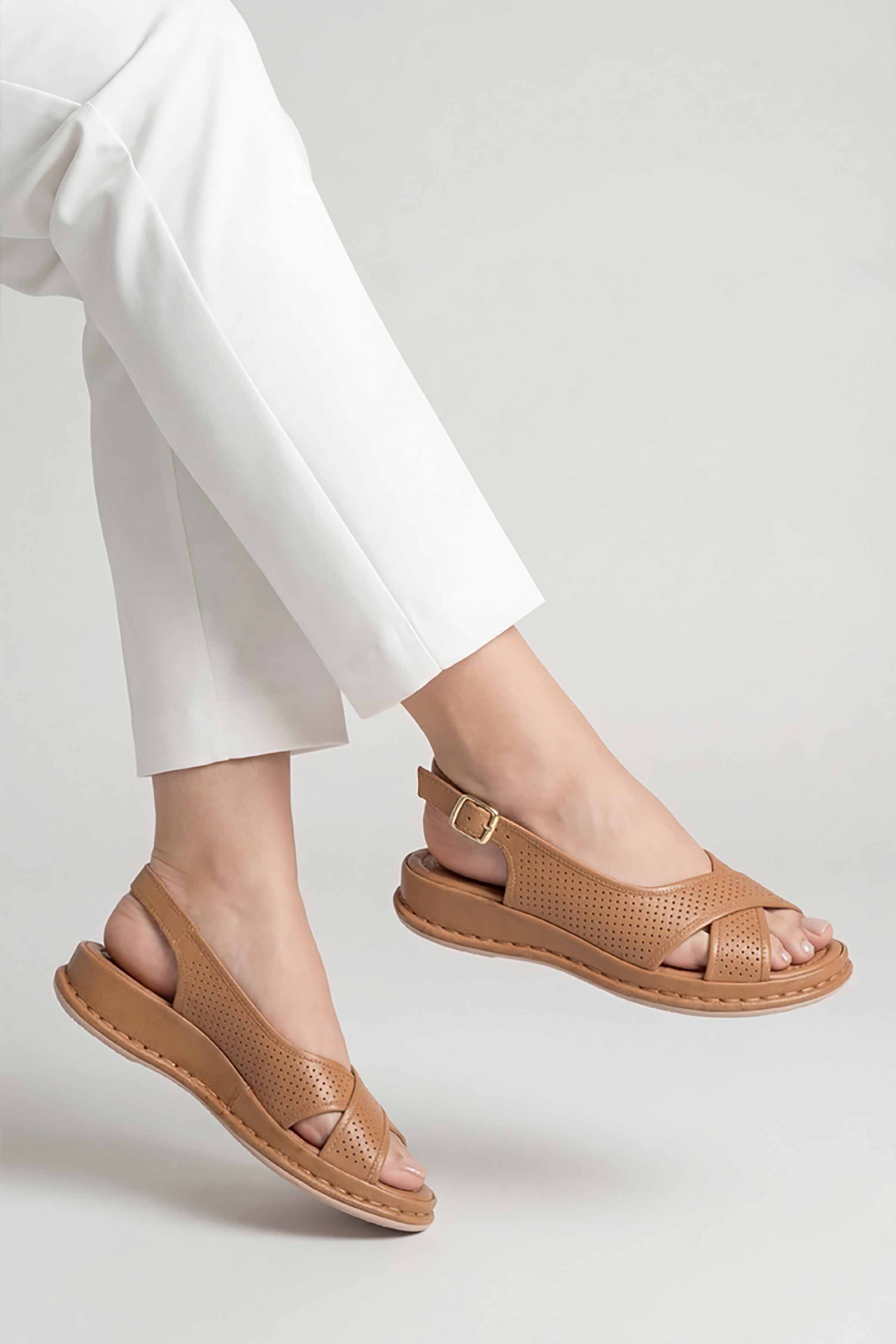 Camel Sandals-449262929