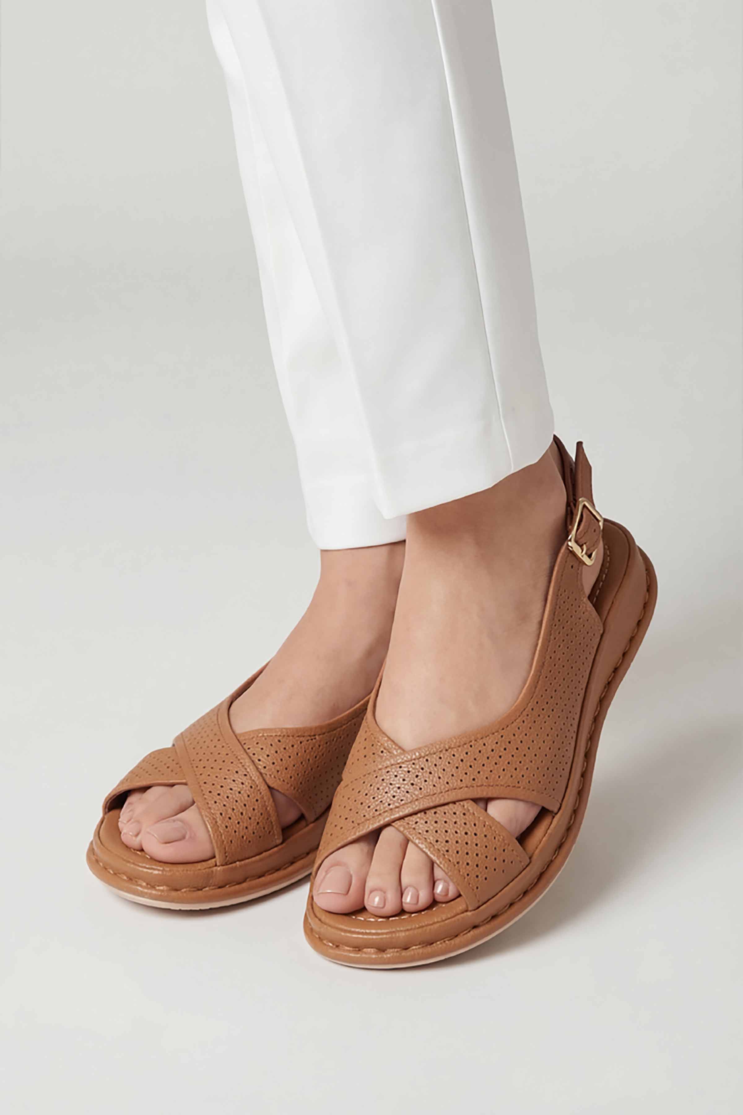 Camel Sandals-449262929