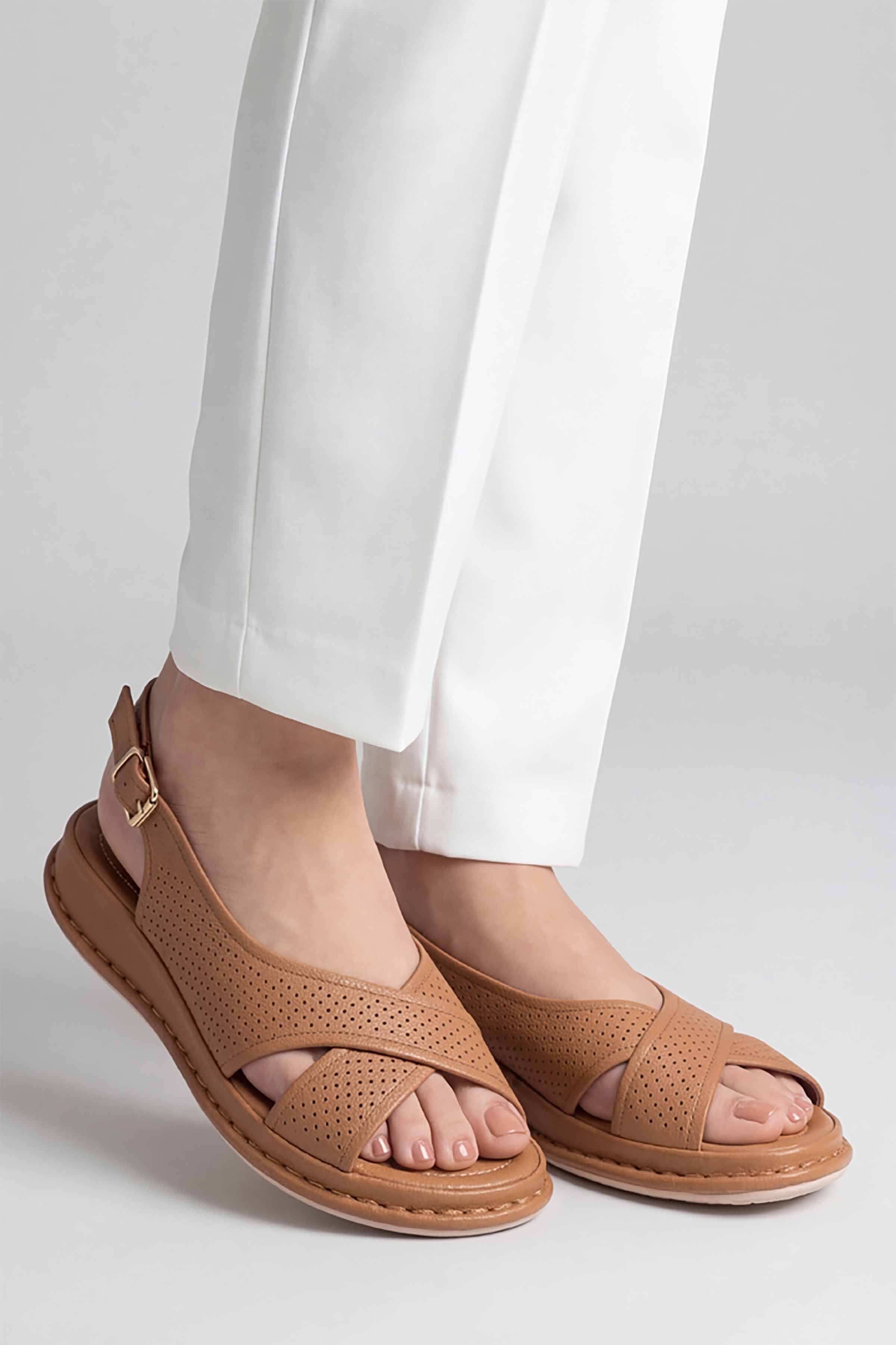 Camel Sandals-449262929