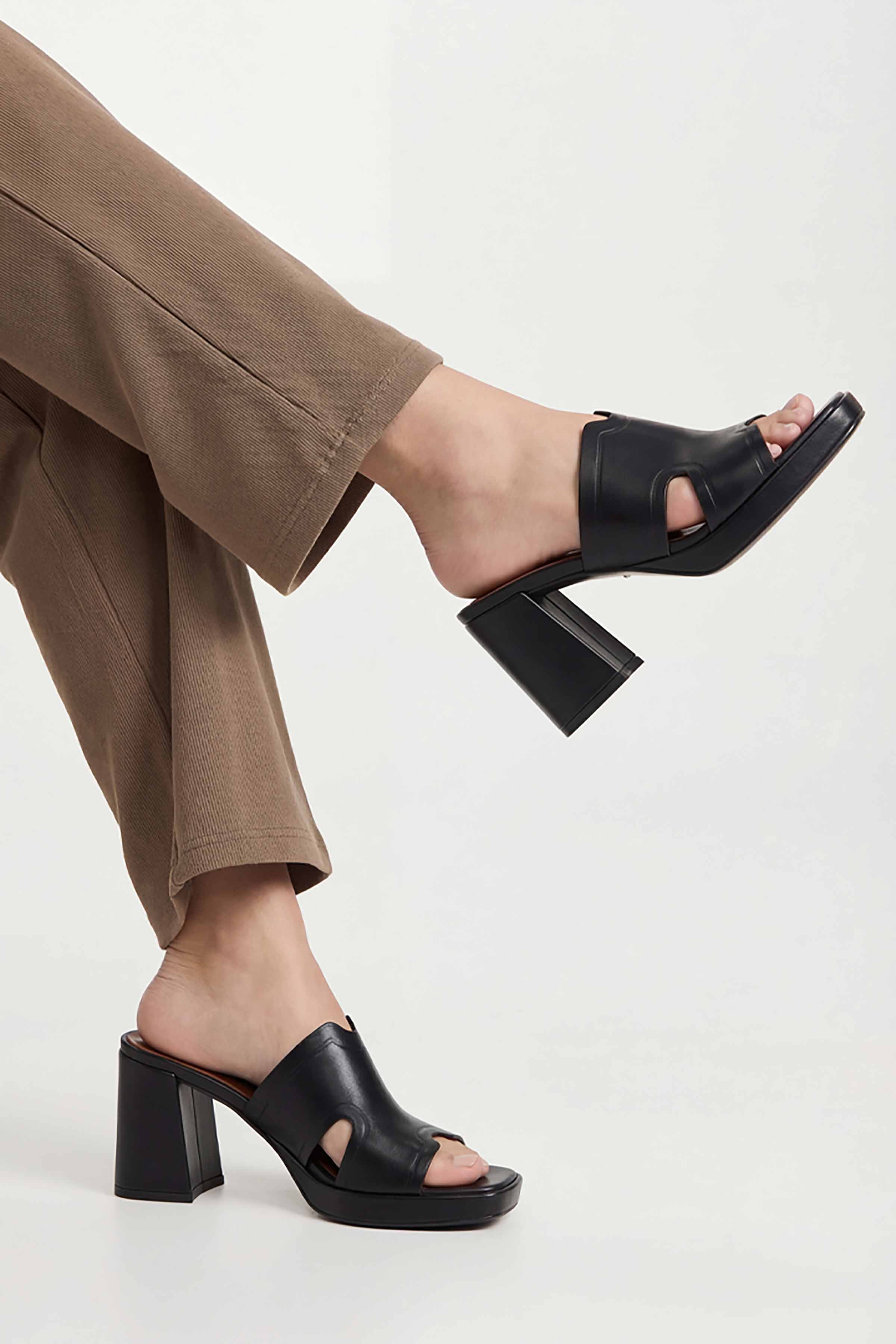 Black Block Heels-449342903