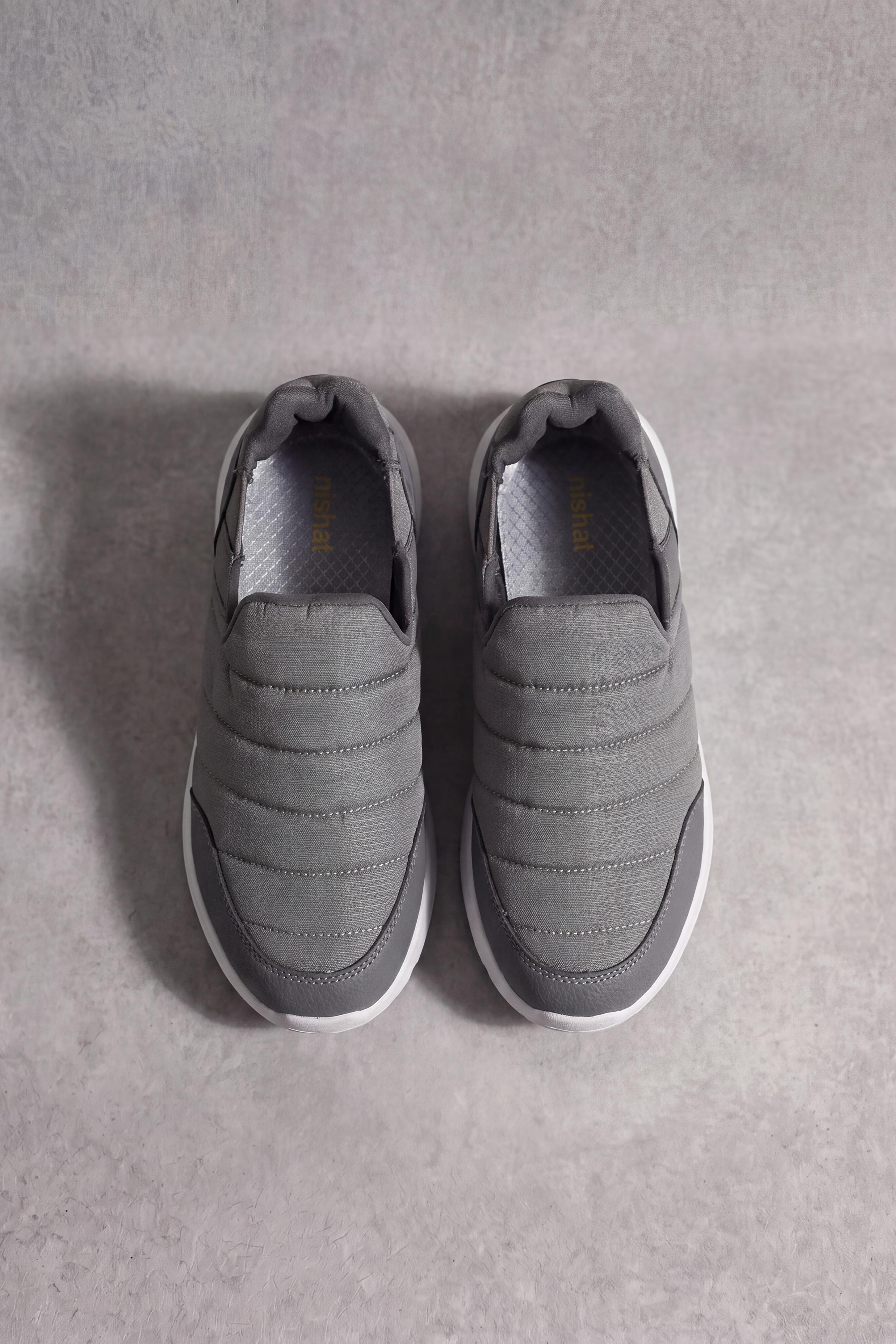 Grey Canvas-449462911 - for Women - Shoes Collection | Nishat | Shop Online