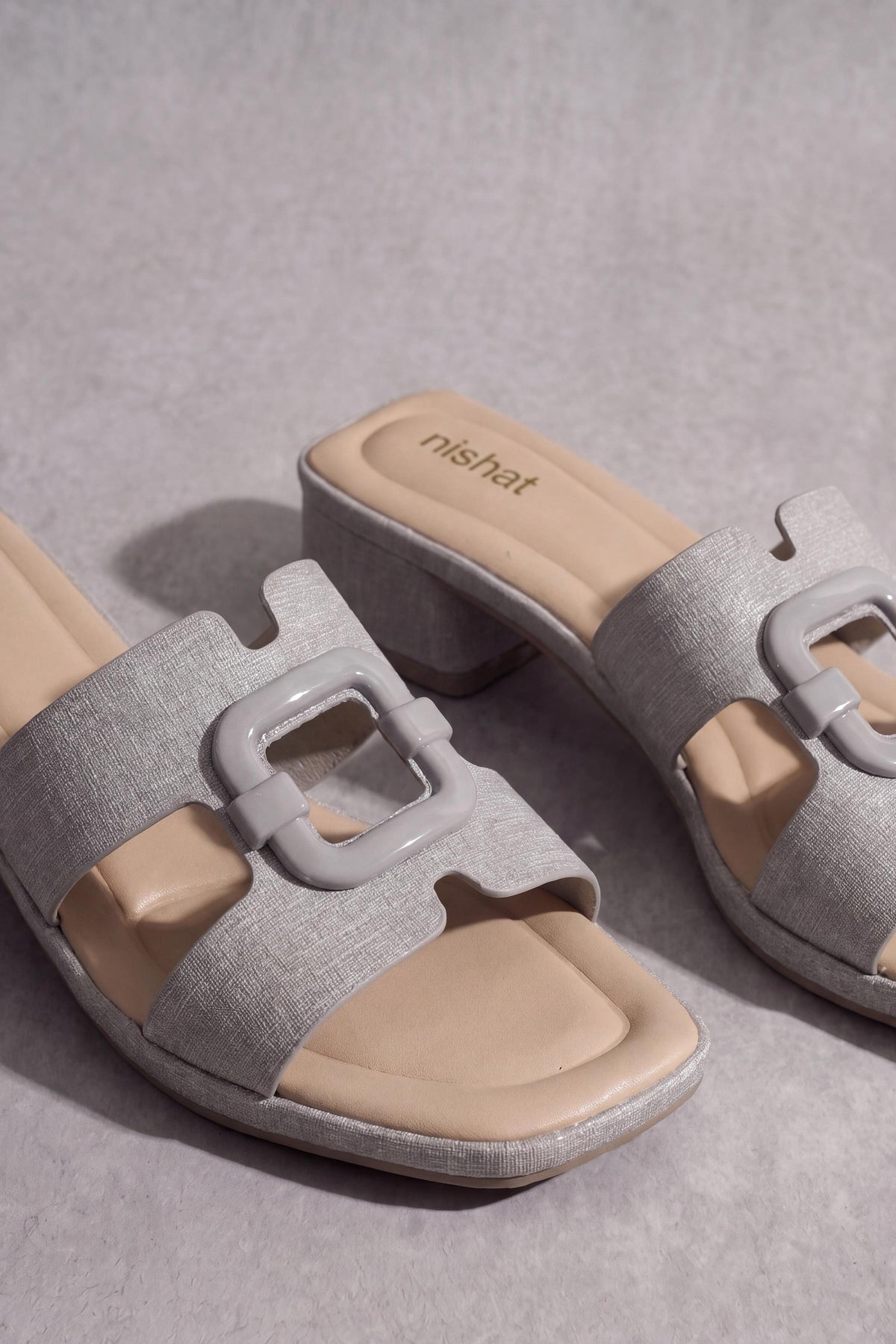 Grey Chappal-449472911 - for Women - Shoes Collection | Nishat | Shop Online