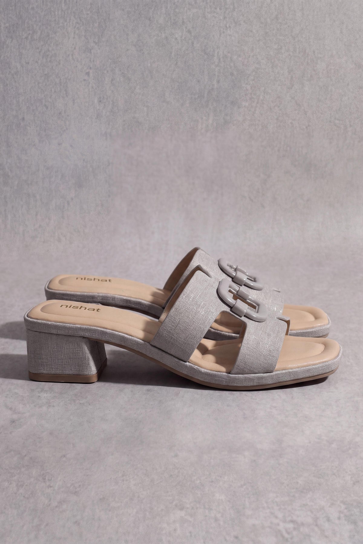 Grey Chappal-449472911 - for Women - Shoes Collection | Nishat | Shop Online