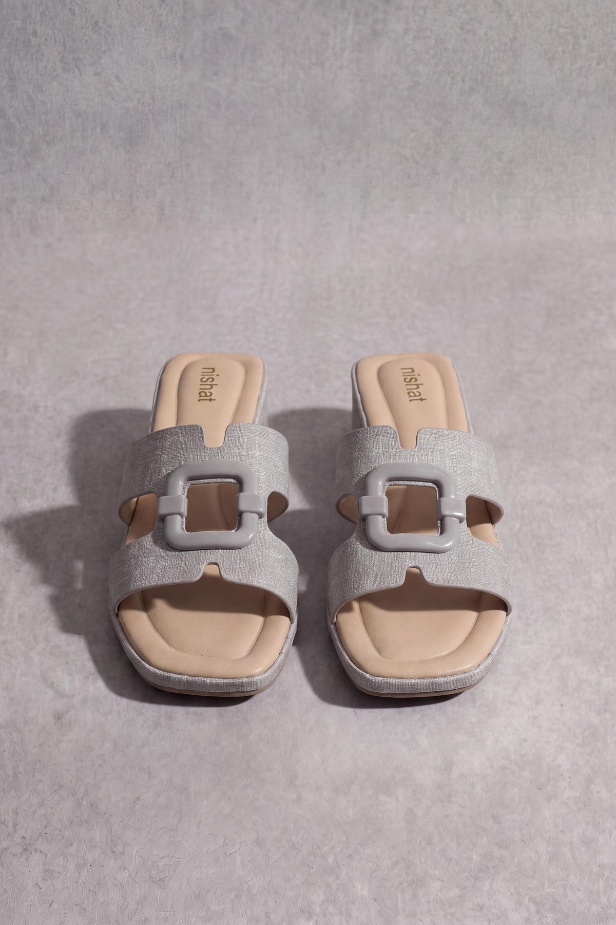 Grey Chappal-449472911 - for Women - Shoes Collection | Nishat | Shop Online