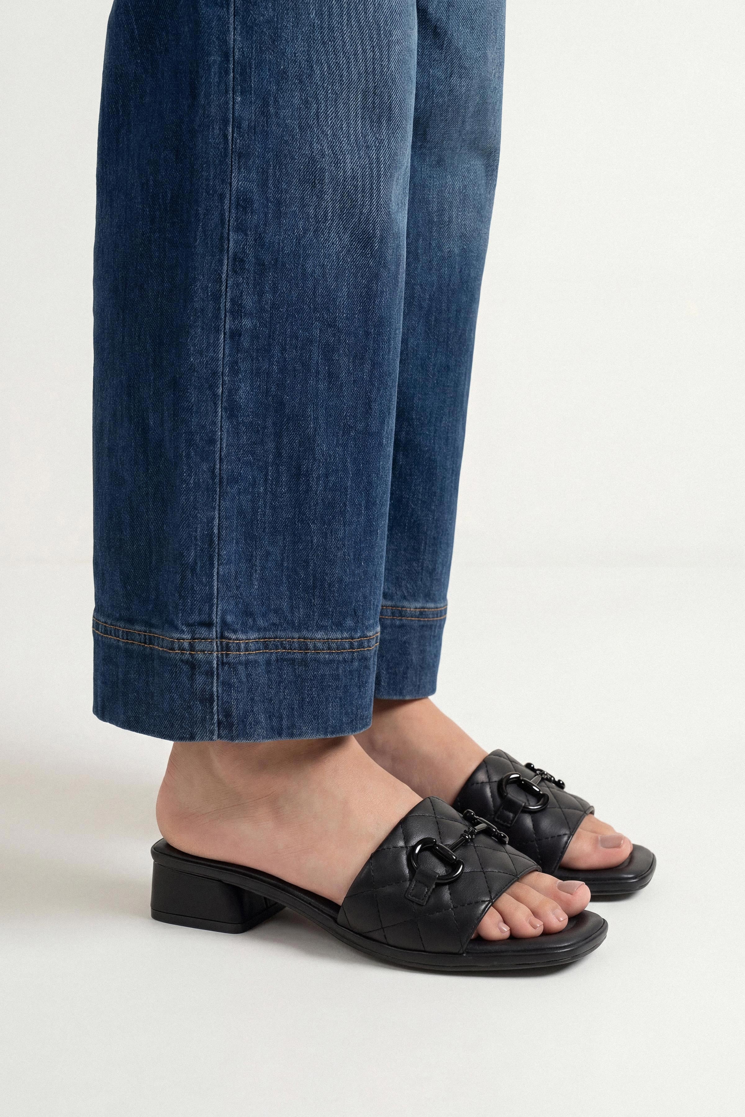 Black Chappal-449482903 - for Women - Shoes Collection | Nishat | Shop Online