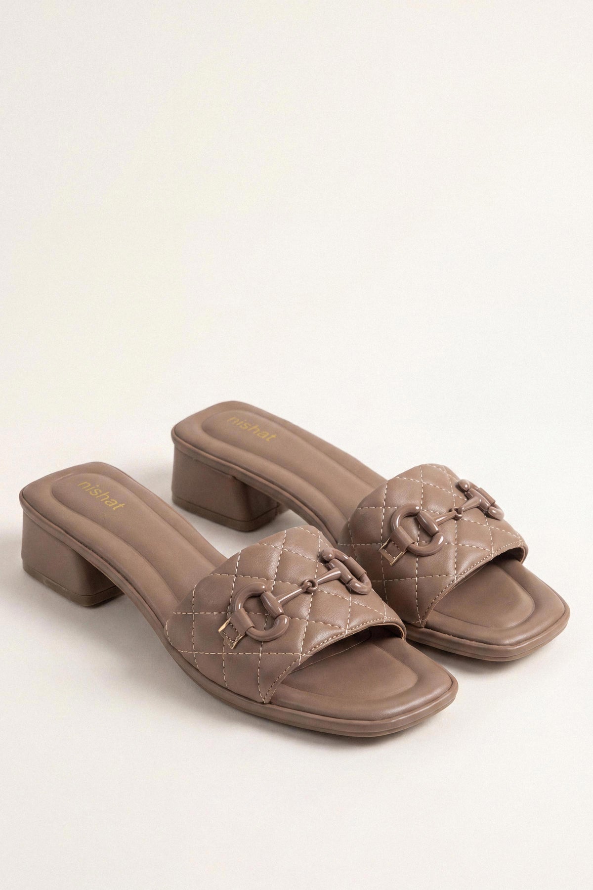 Khaki Chappal-449482930 - for Women - Shoes Collection | Nishat | Shop Online