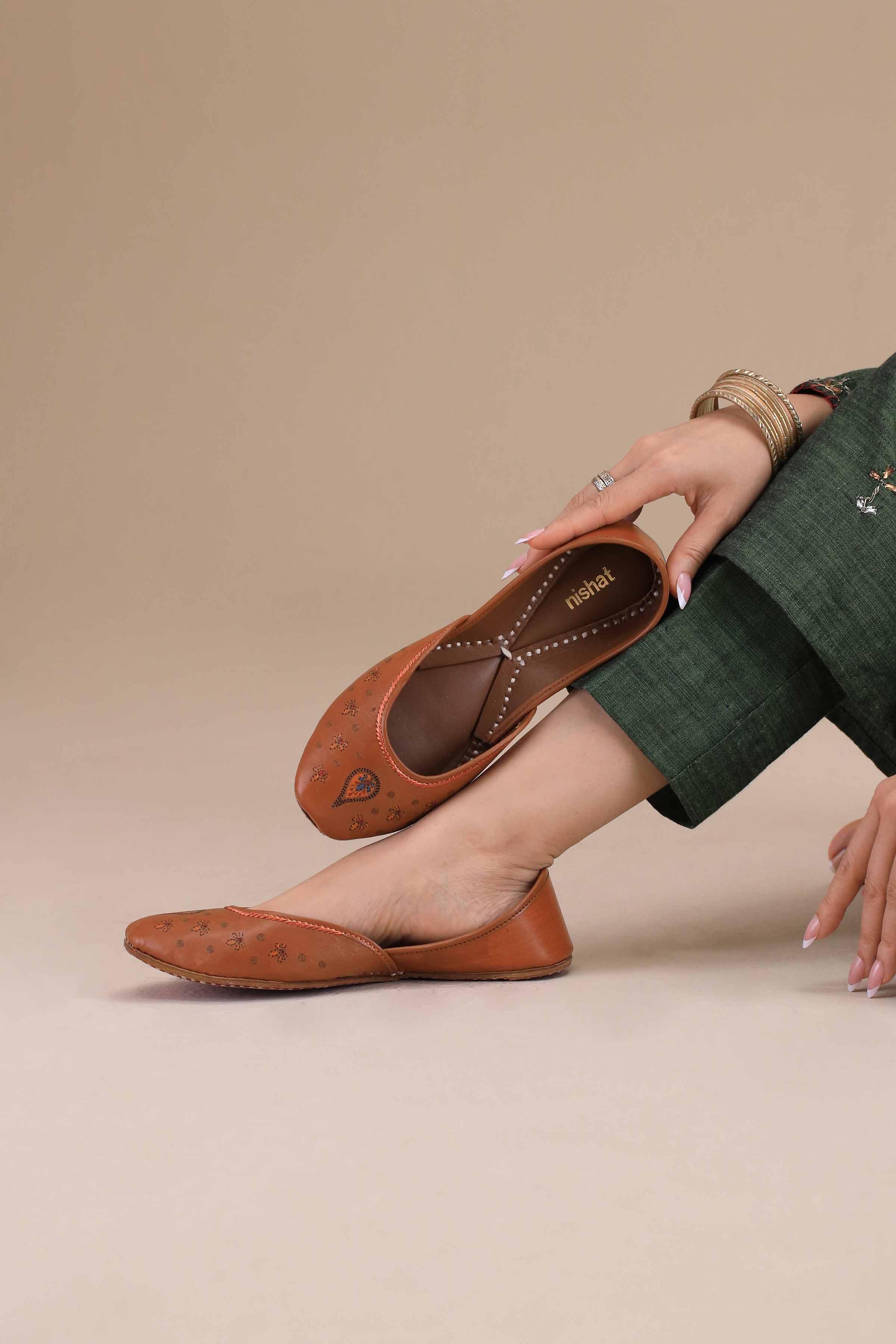 Light Brown Khussa-1531213713