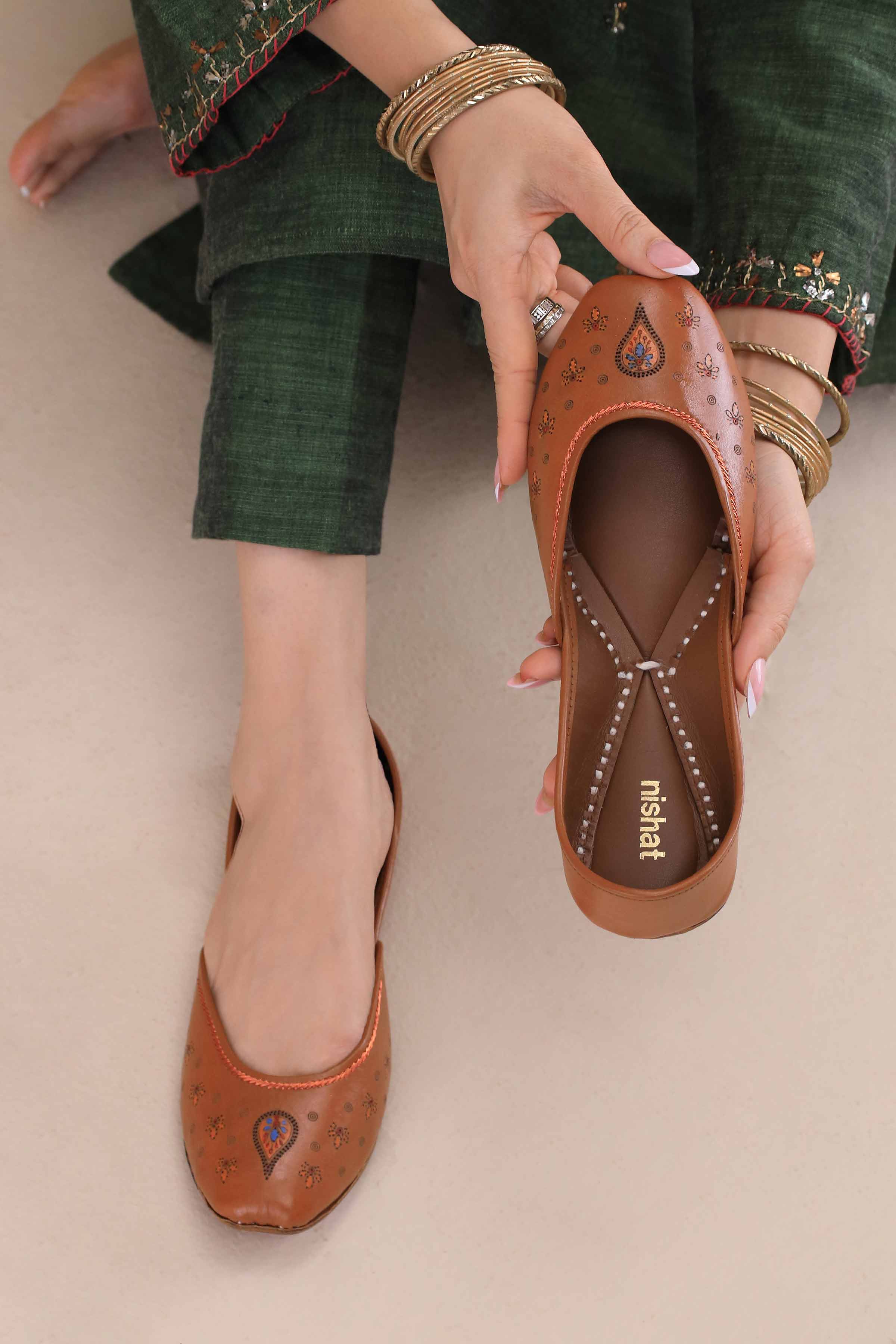 Light Brown Khussa-1531213713