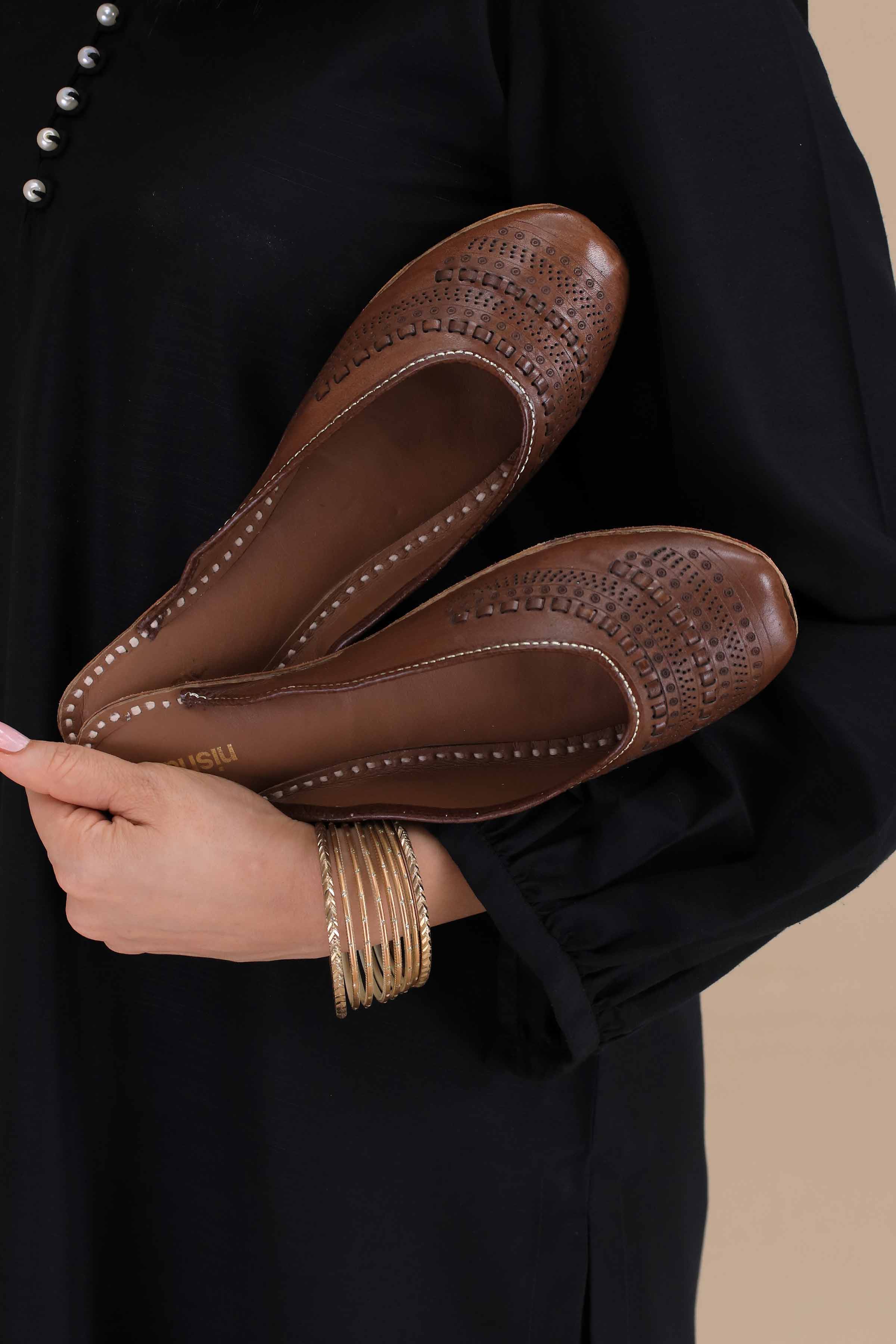 Light Brown Khussa-1531223713