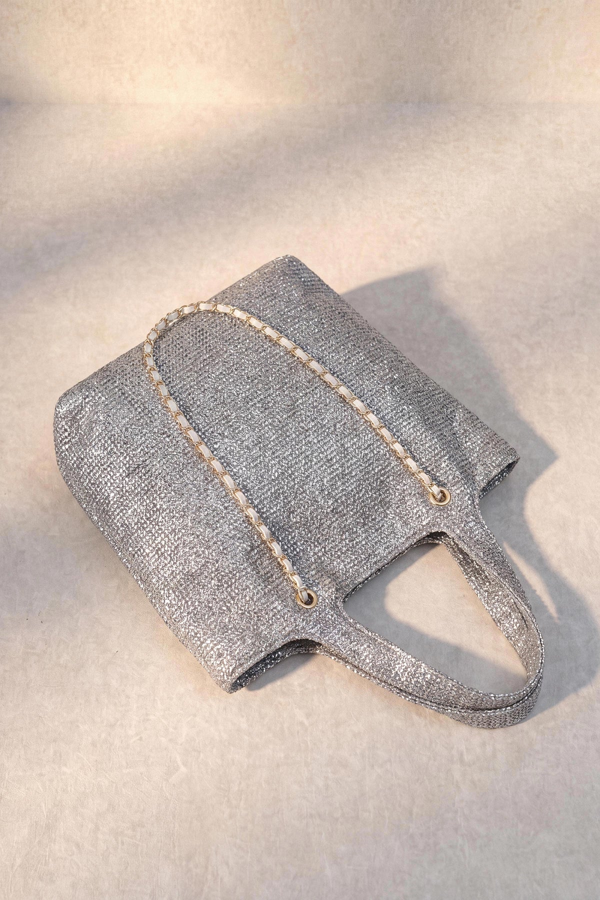 Silver Tote Bag-1716782120