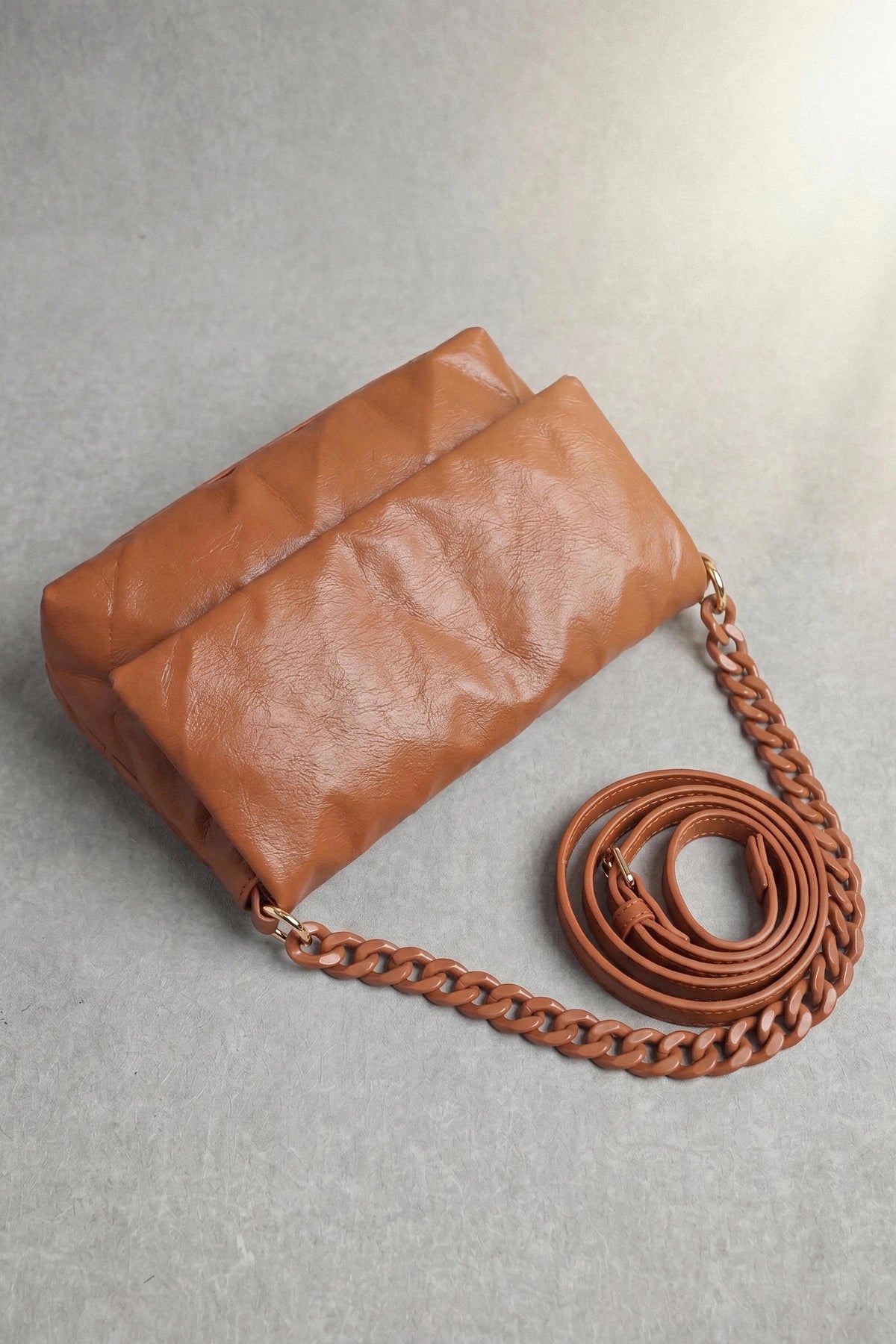 Brown Shoulder Bag-1716862113