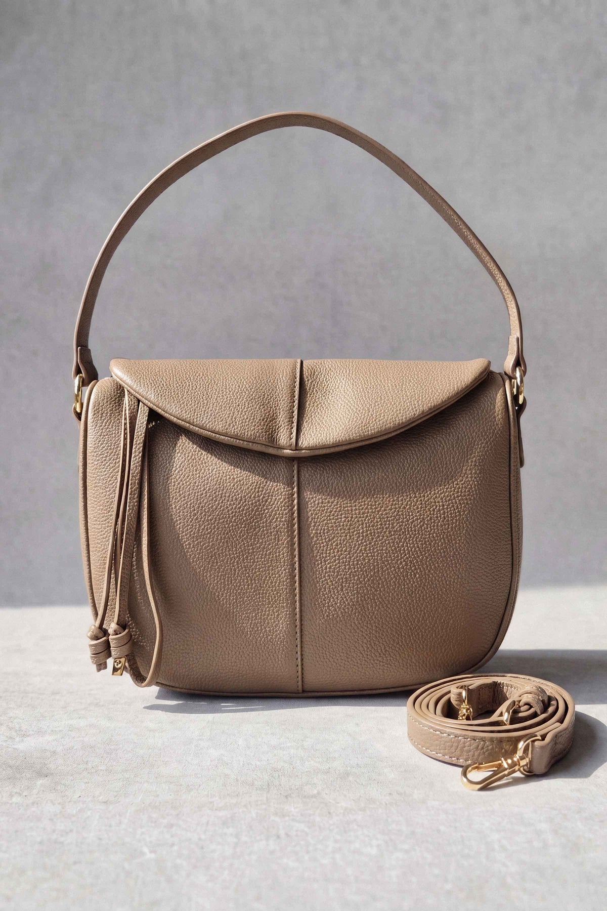 Khaki Shoulder Bag-1716872130 - for Women - Bag Collection | Nishat | Shop Online