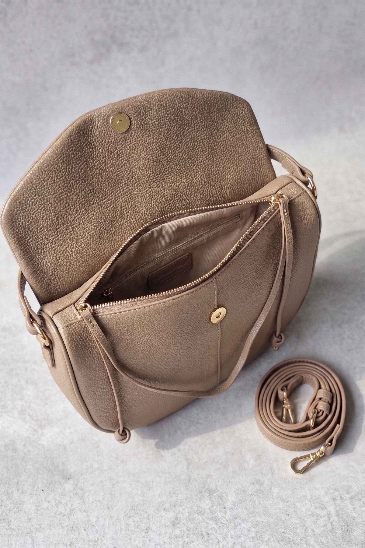 Khaki Shoulder Bag-1716872130 - for Women - Bag Collection | Nishat | Shop Online