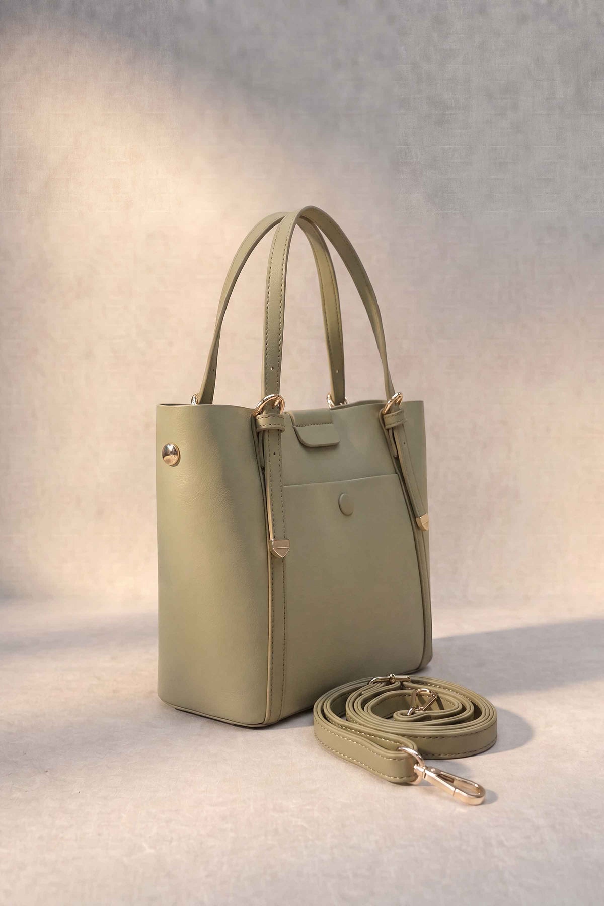 Light Green Shoulder Bag-1716922104 - for Women - Bag Collection | Nishat | Shop Online
