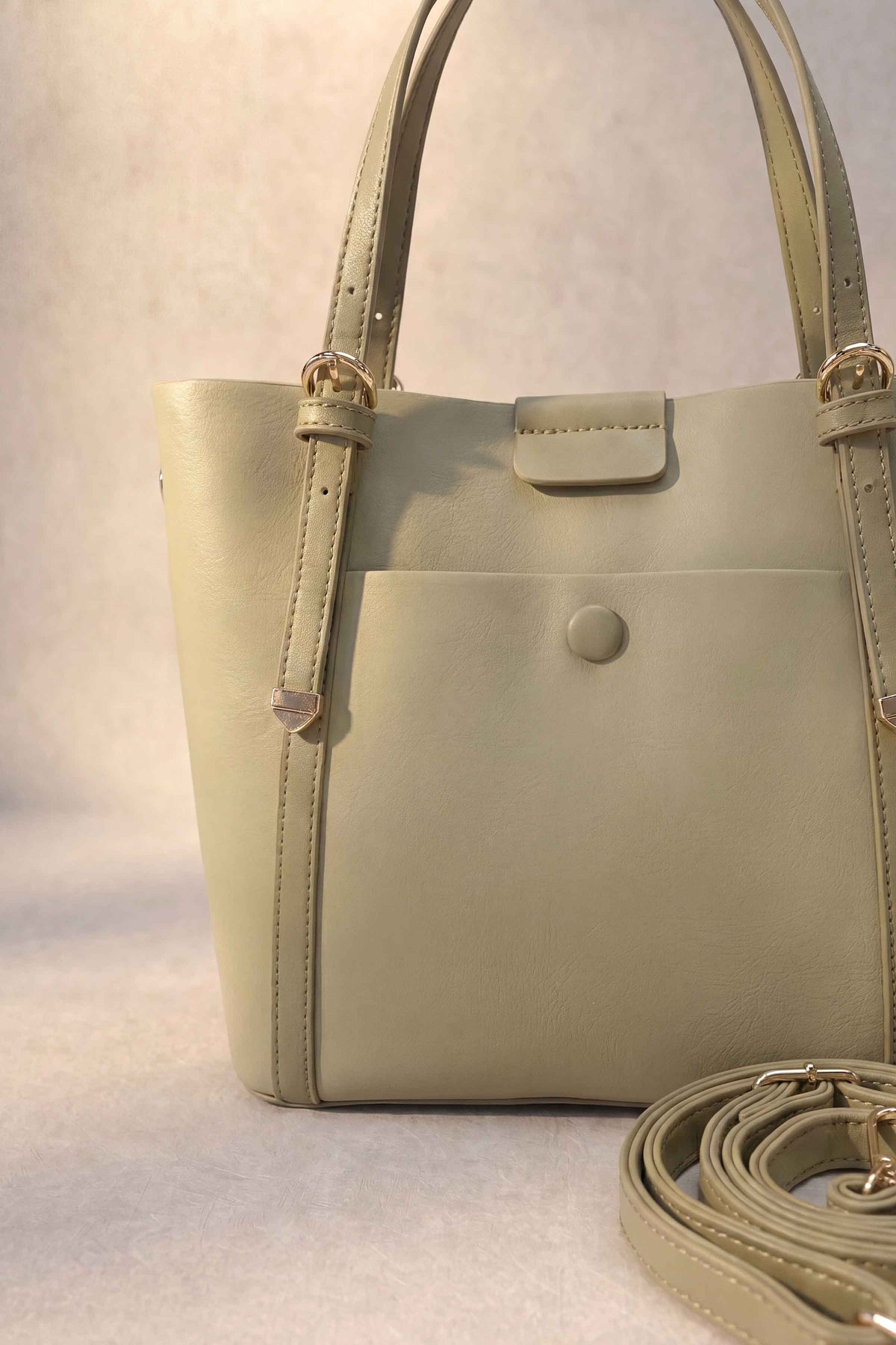 Light Green Shoulder Bag-1716922104 - for Women - Bag Collection | Nishat | Shop Online