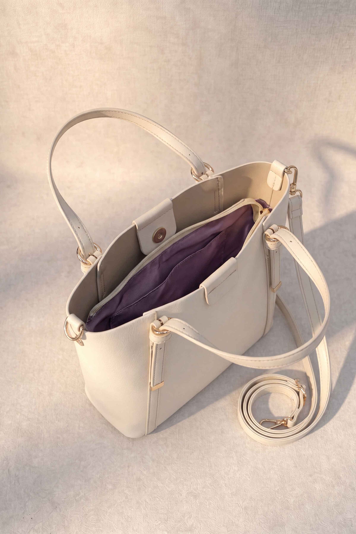 Off White Shoulder Bag-1716922107 - for Women - Bag Collection | Nishat | Shop Online