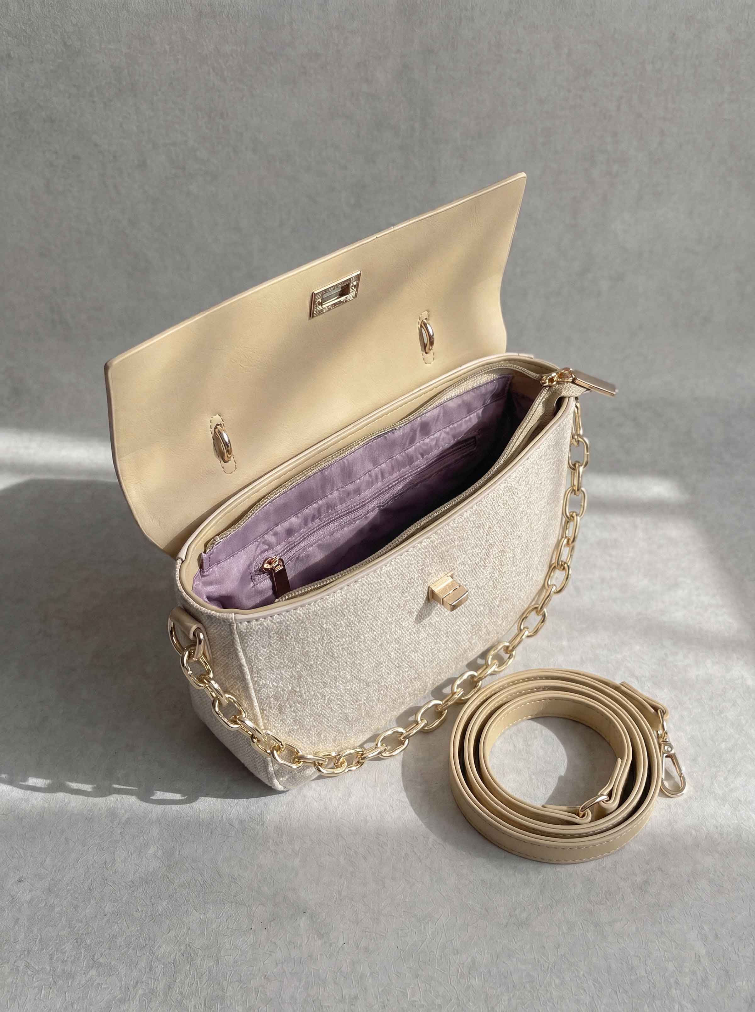 Beige Hand Bag-1716932118 - for Women - Bag Collection | Nishat | Shop Online