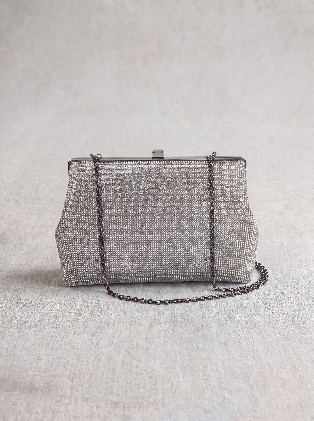 Silver Clutch-1716952120 - for Women - Bag Collection | Nishat | Shop Online