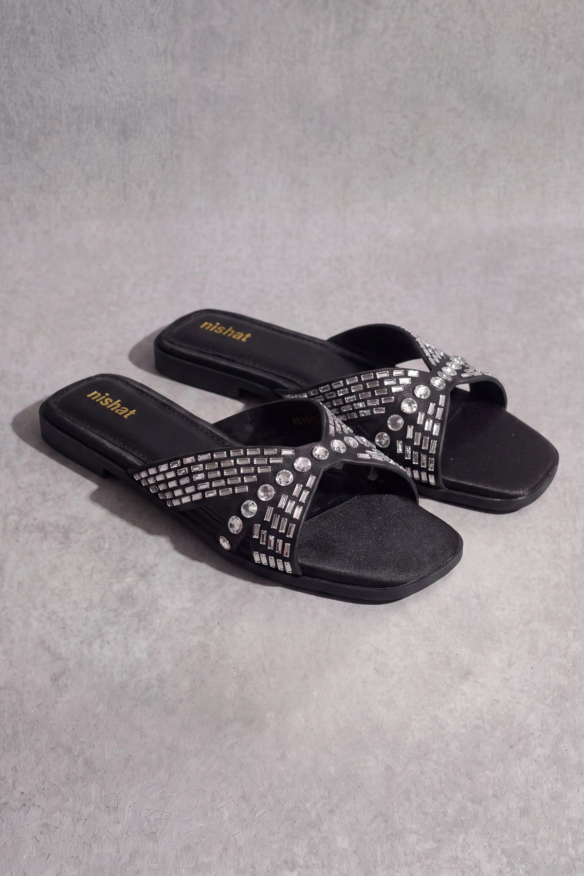 Black Chappal-1717282903 - for Women - Shoes Collection | Nishat | Shop Online