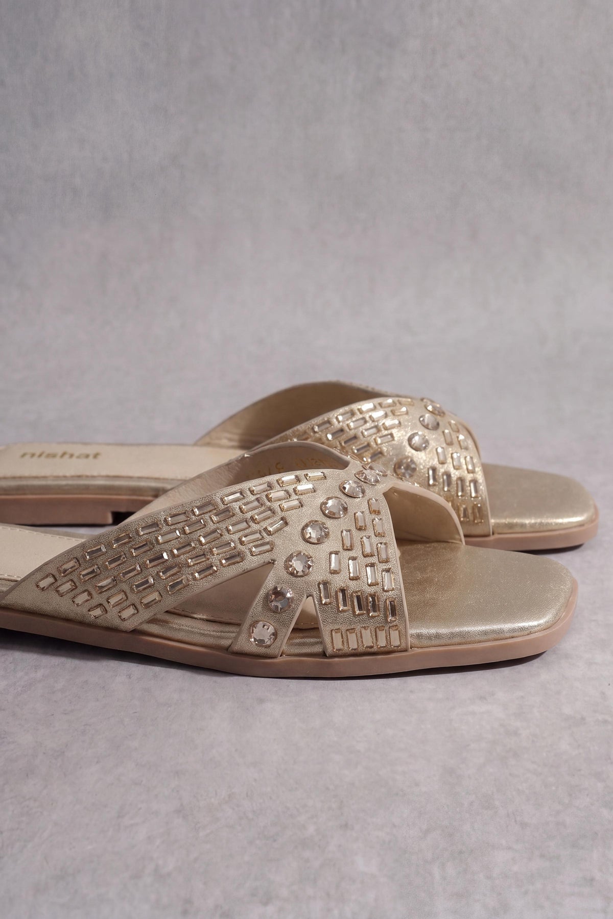 Beige Chappal-1717282918 - for Women - Shoes Collection | Nishat | Shop Online