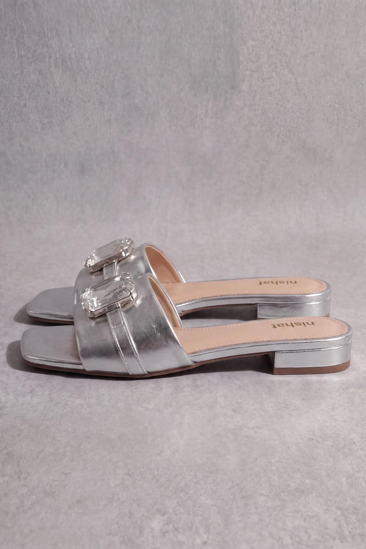 Silver Chappal-1717312920 - for Women - Shoes Collection | Nishat | Shop Online