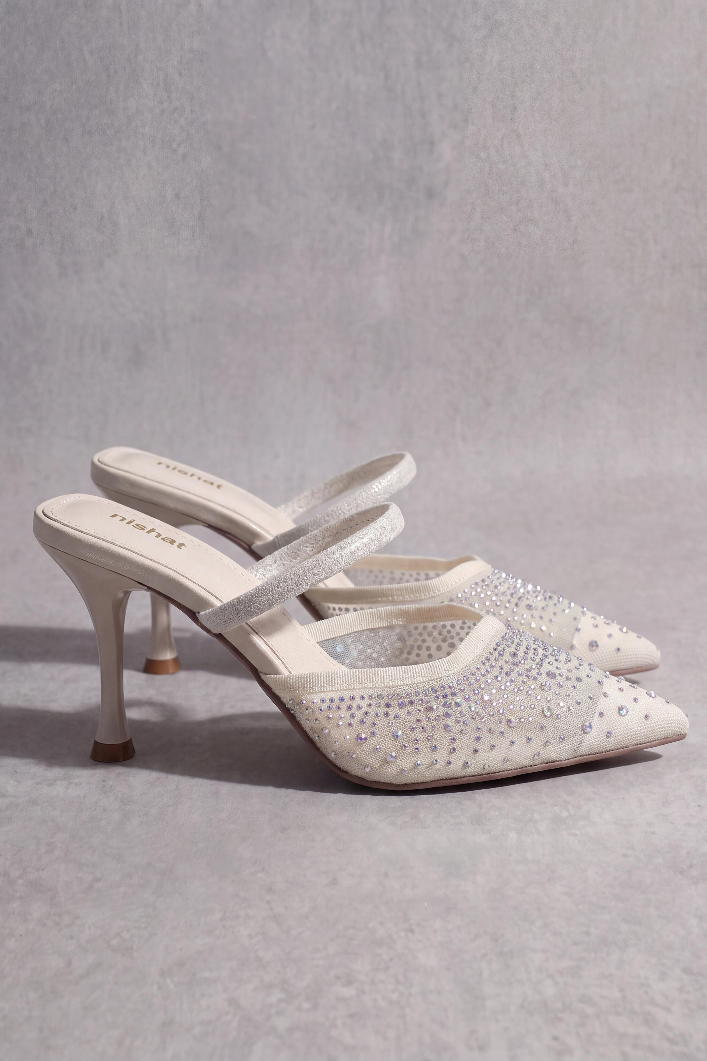 Beige Pumps Heels-1717322918 - for Women - Shoes Collection | Nishat | Shop Online