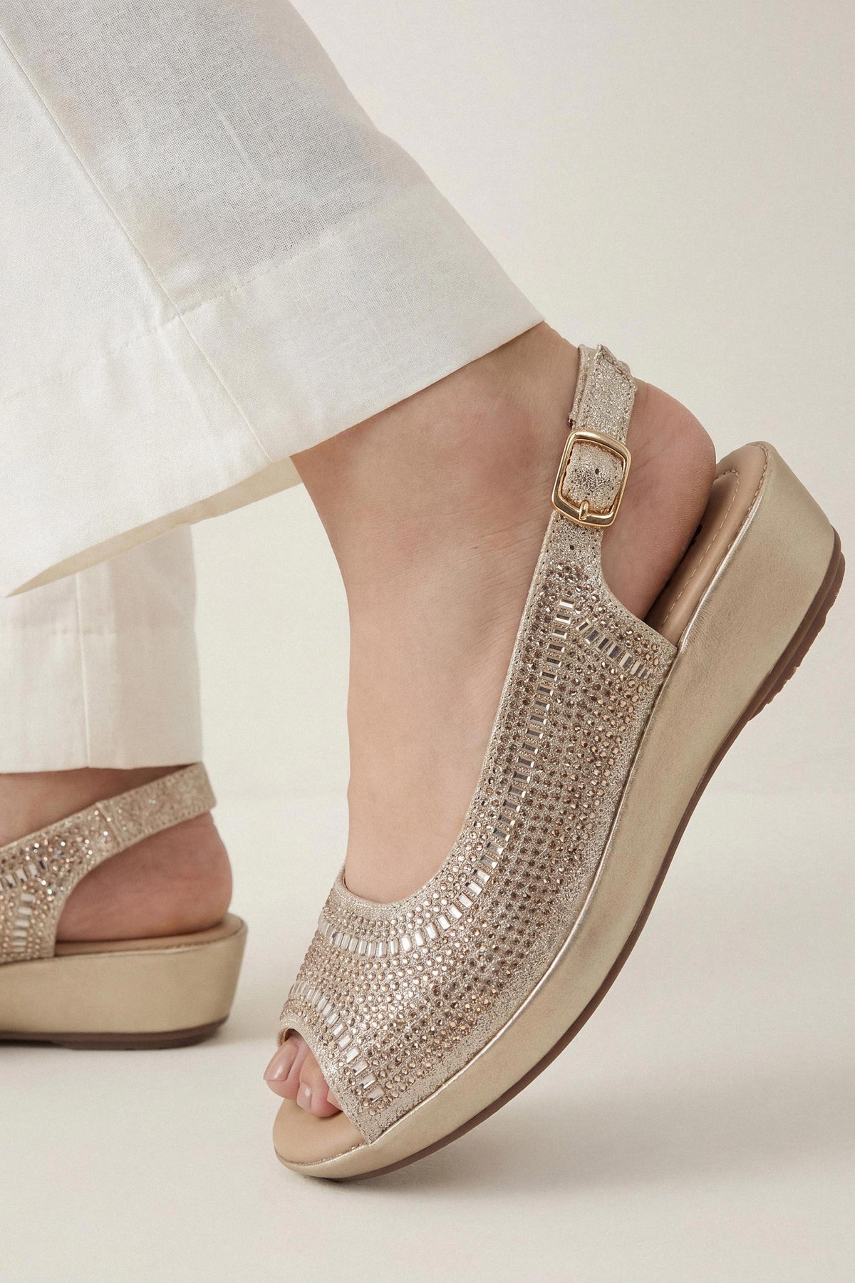 Beige Sandals-1717352918 - for Women - Shoes Collection | Nishat | Shop Online