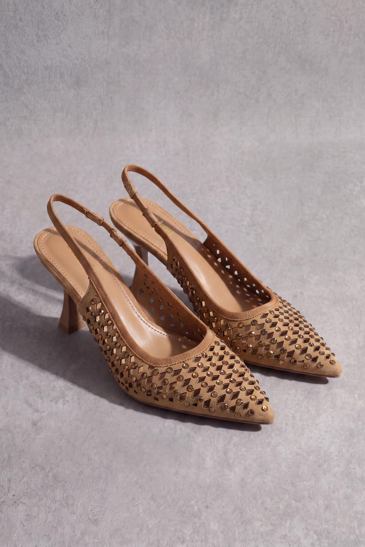 Camel Pumps Heels-1717382929 - for Women - Shoes Collection | Nishat | Shop Online