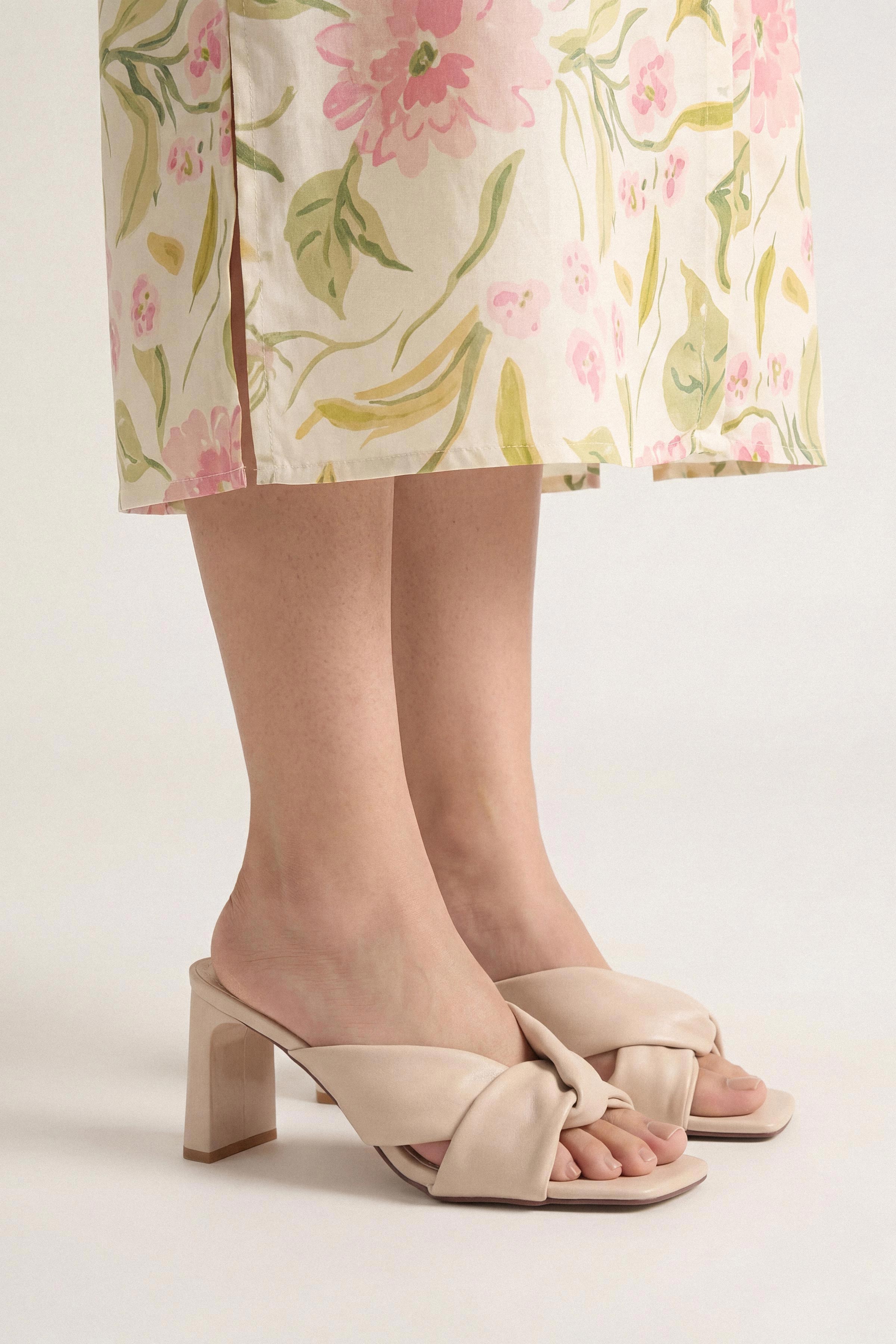 Off White Block Heels-1717402907 - for Women - Shoes Collection | Nishat | Shop Online