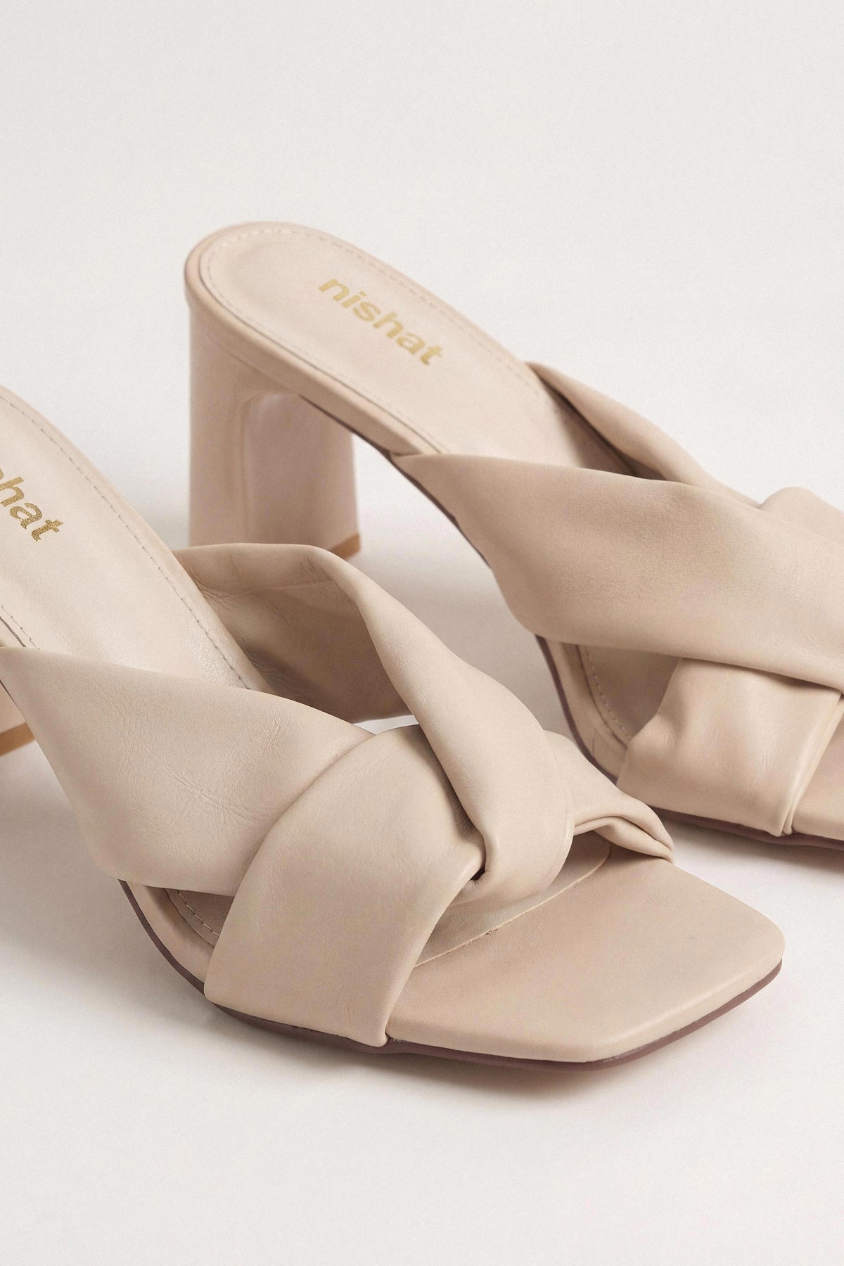Off White Block Heels-1717402907 - for Women - Shoes Collection | Nishat | Shop Online