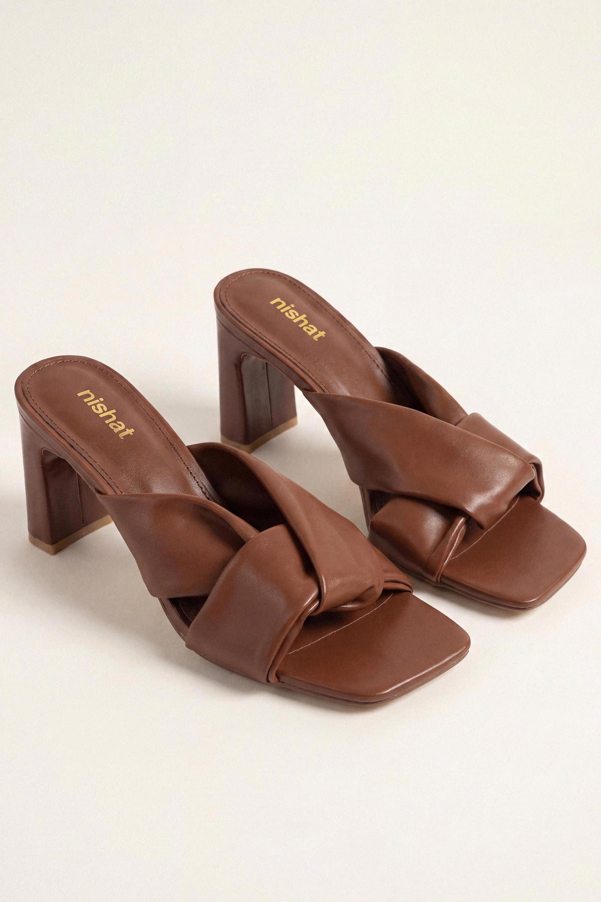 Camel Block Heels-1717402929 - for Women - Shoes Collection | Nishat | Shop Online