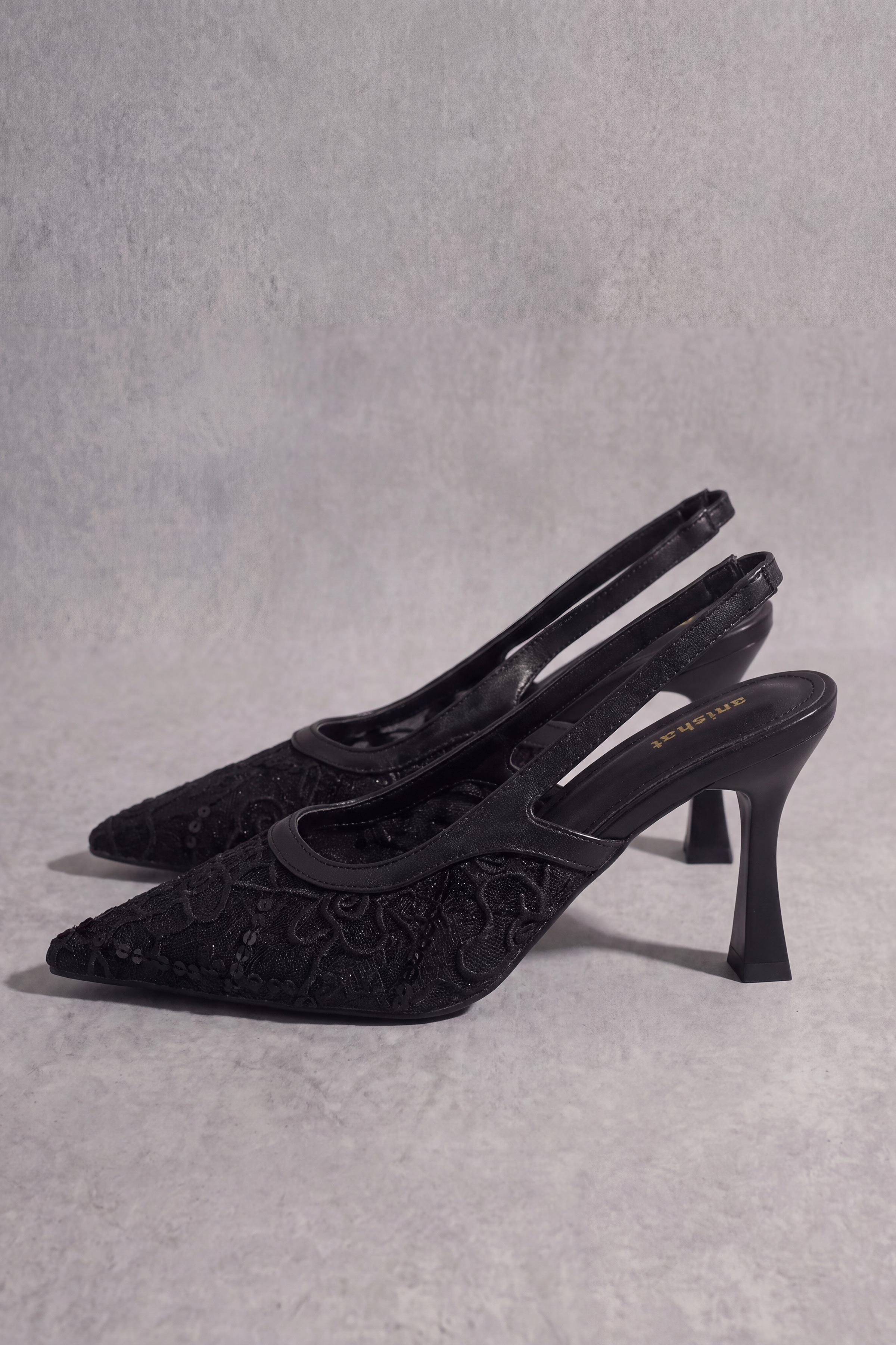 Black Pumps Heels-1717432903 - for Women - Shoes Collection | Nishat | Shop Online