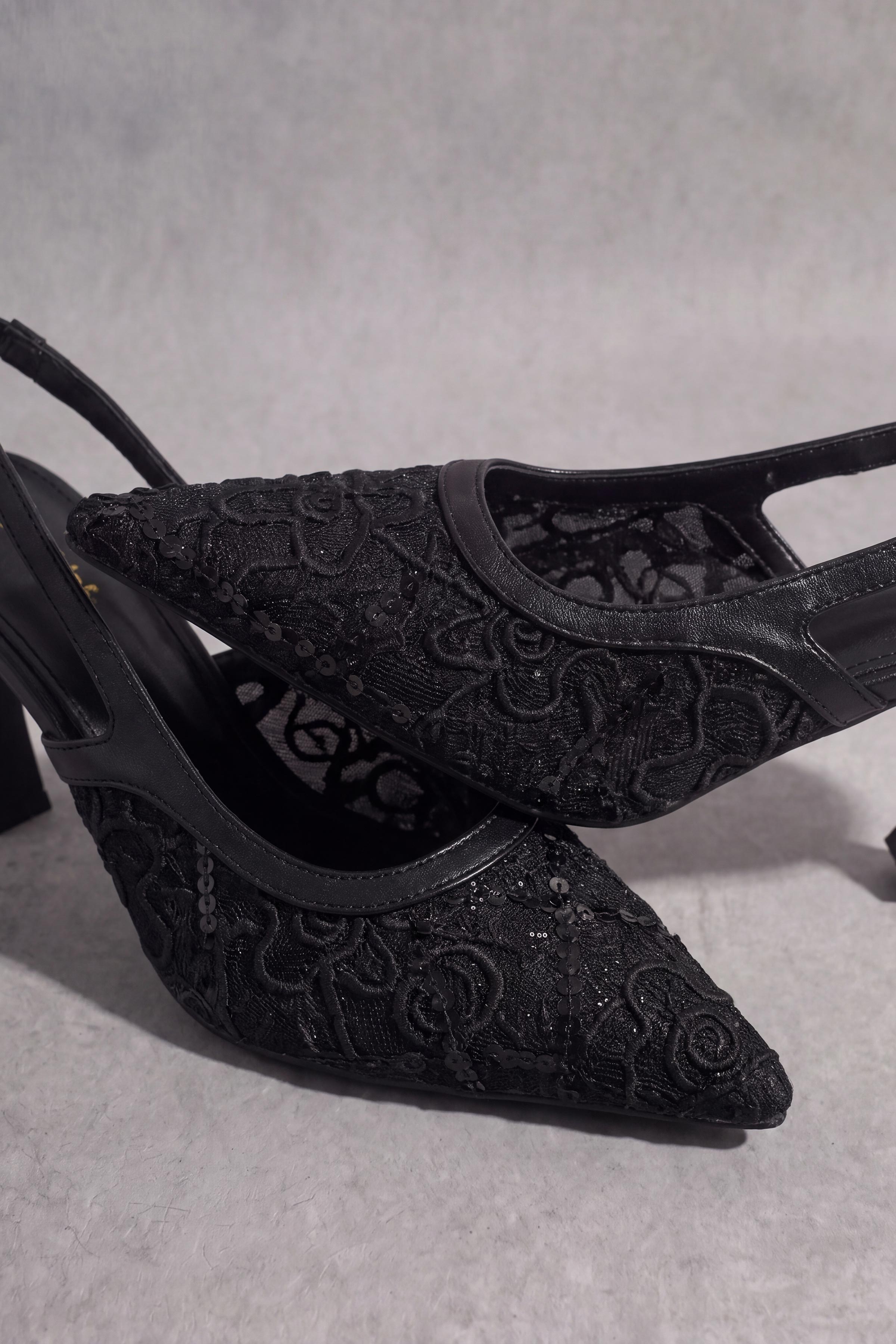 Black Pumps Heels-1717432903 - for Women - Shoes Collection | Nishat | Shop Online