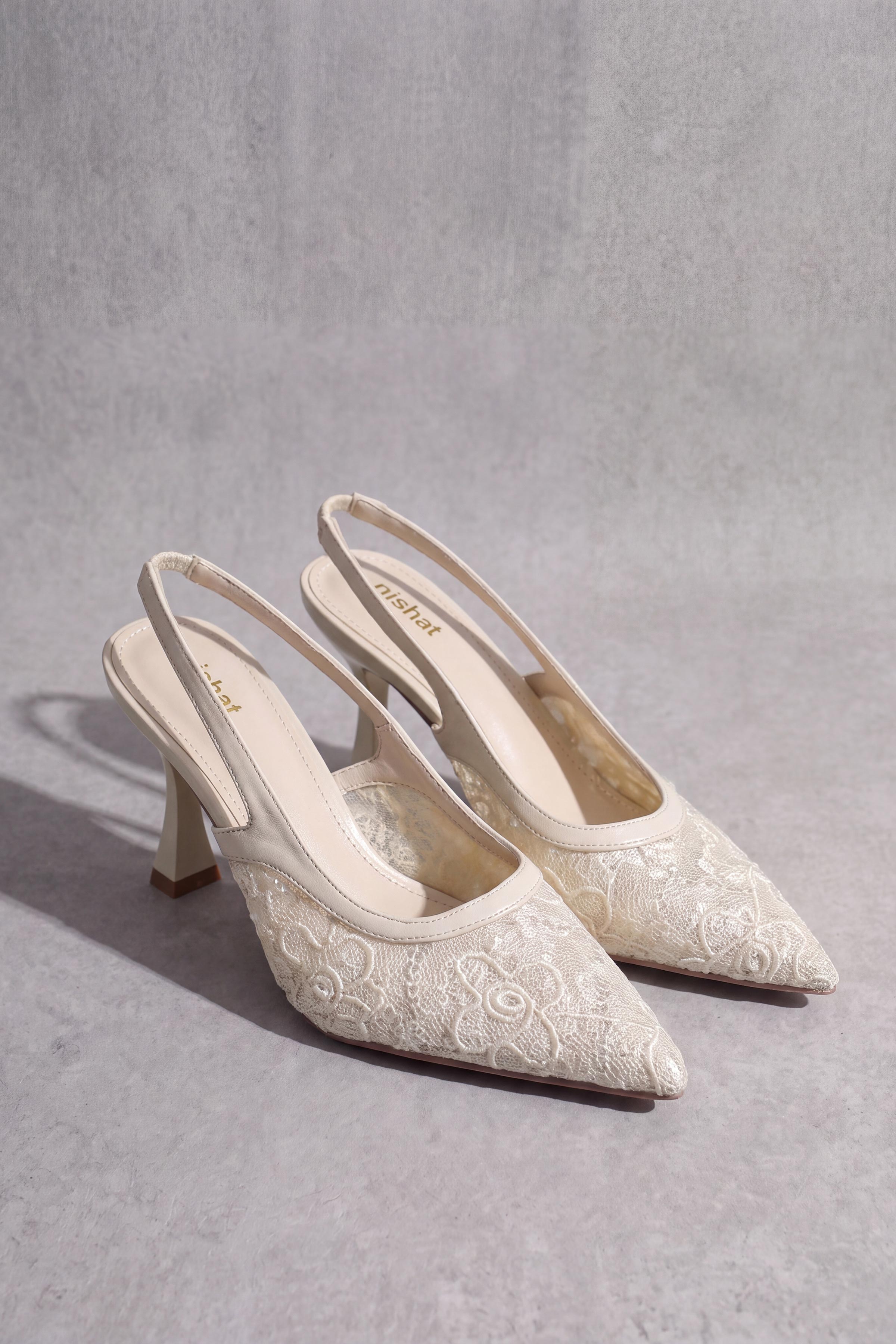 White Pumps Heels-1717432912 - for Women - Shoes Collection | Nishat | Shop Online