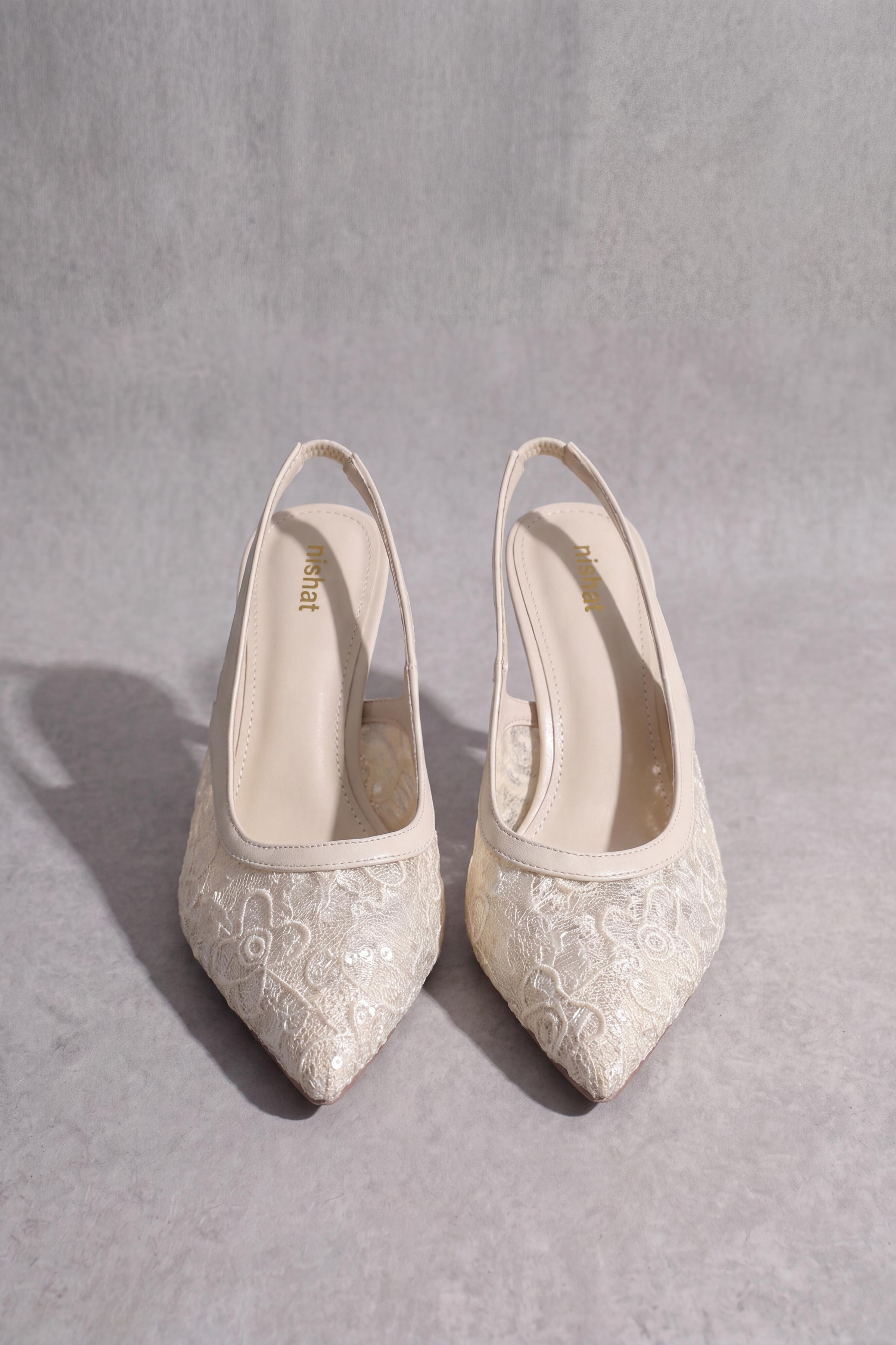White Pumps Heels-1717432912 - for Women - Shoes Collection | Nishat | Shop Online