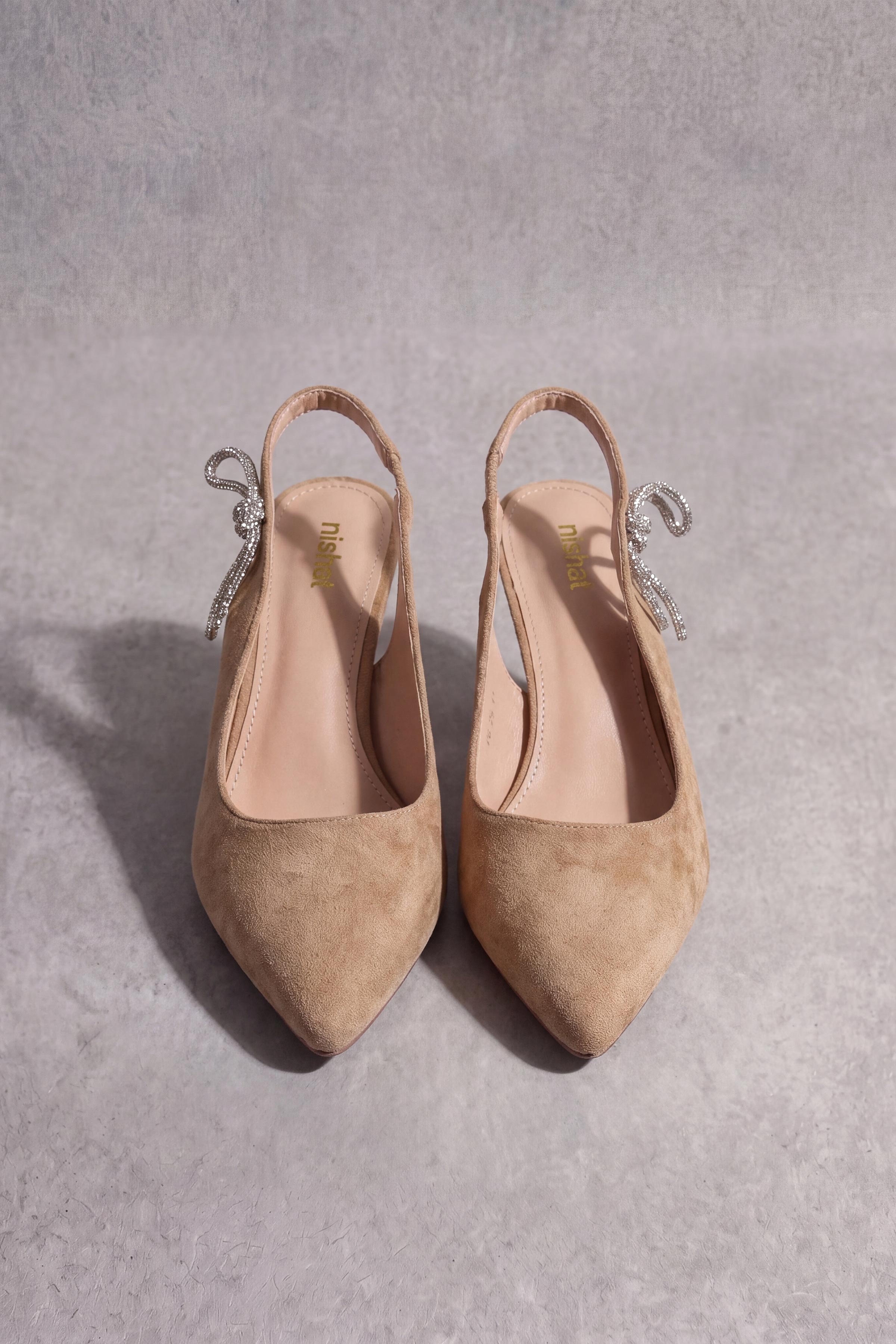 Camel Pumps Heels-1717522929 - for Women - Shoes Collection | Nishat | Shop Online