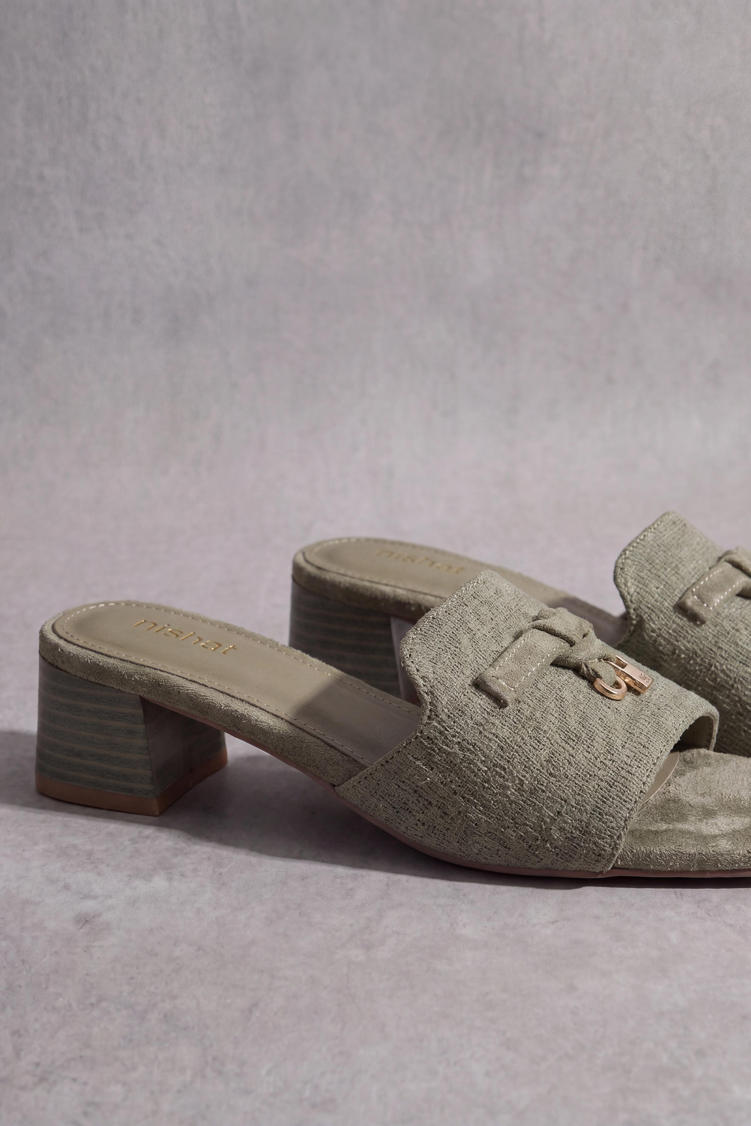 Green Block Heels-1717532904 - for Women - Shoes Collection | Nishat | Shop Online