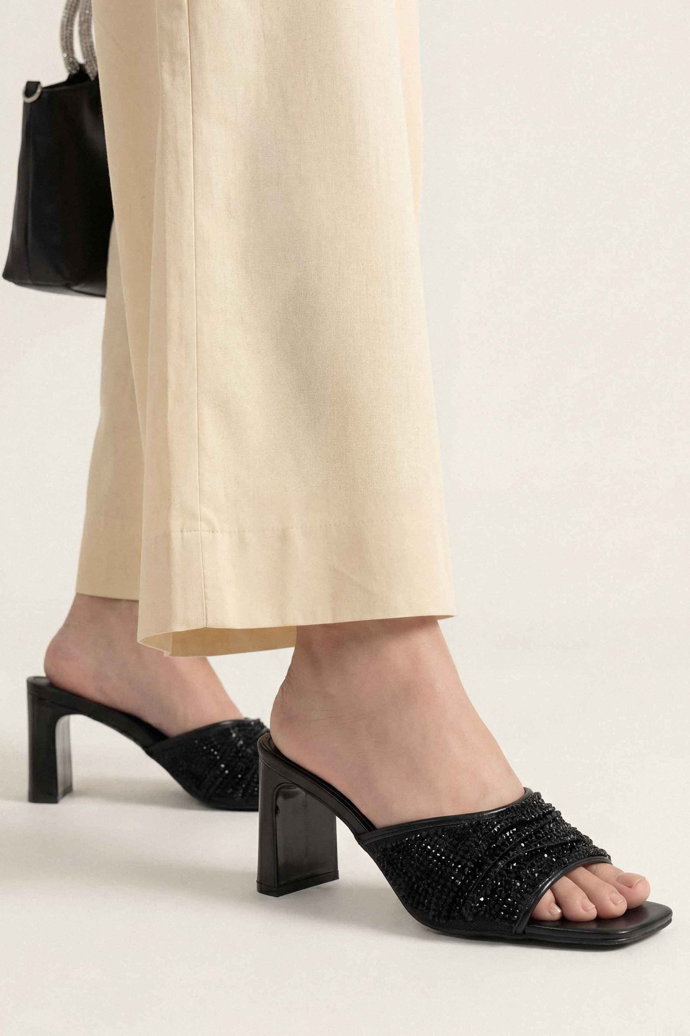 Black Block Heels-1717552903