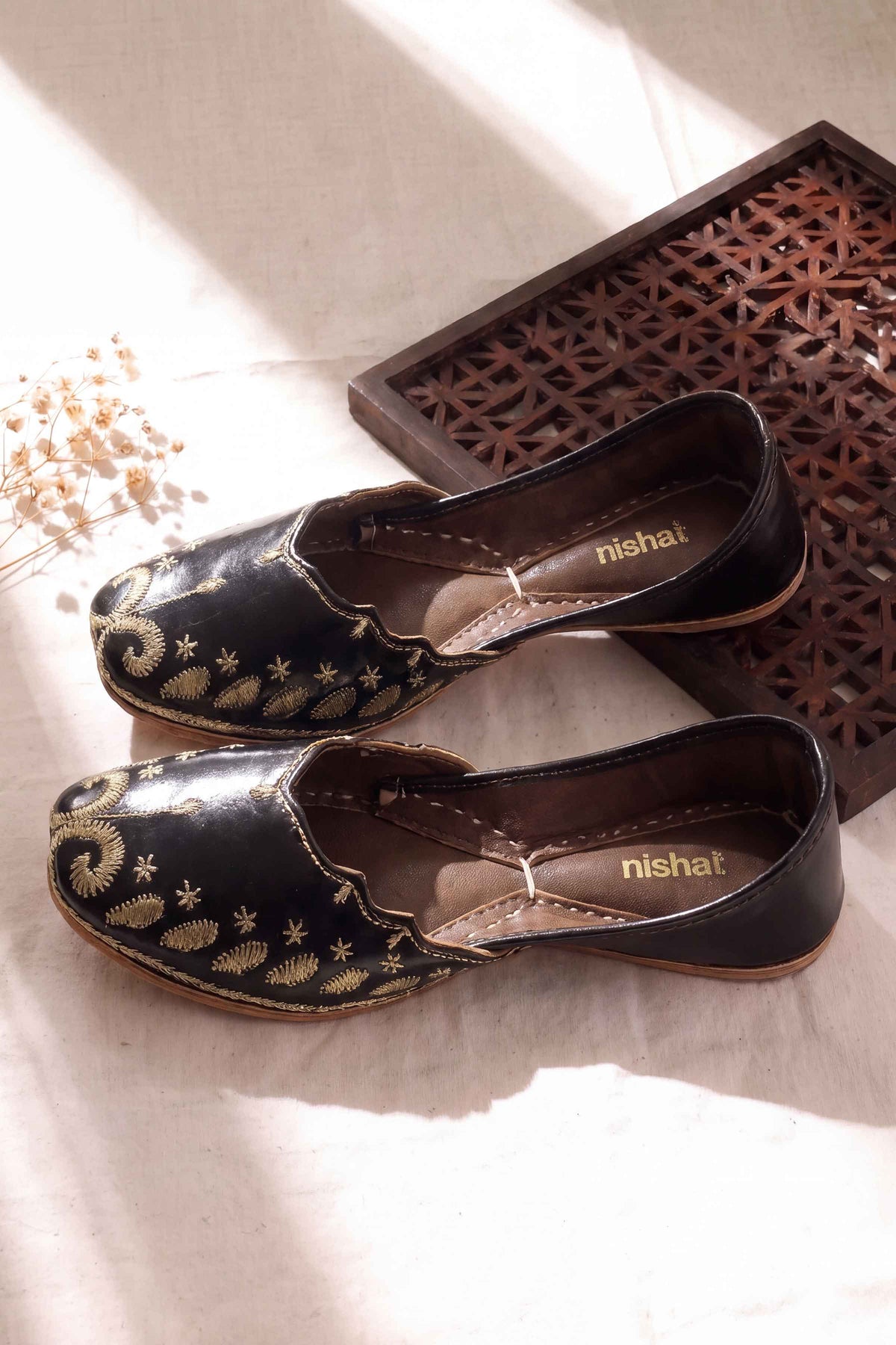 Black Khussa-1718203703 - for Women - Shoes Collection | Nishat | Shop Online