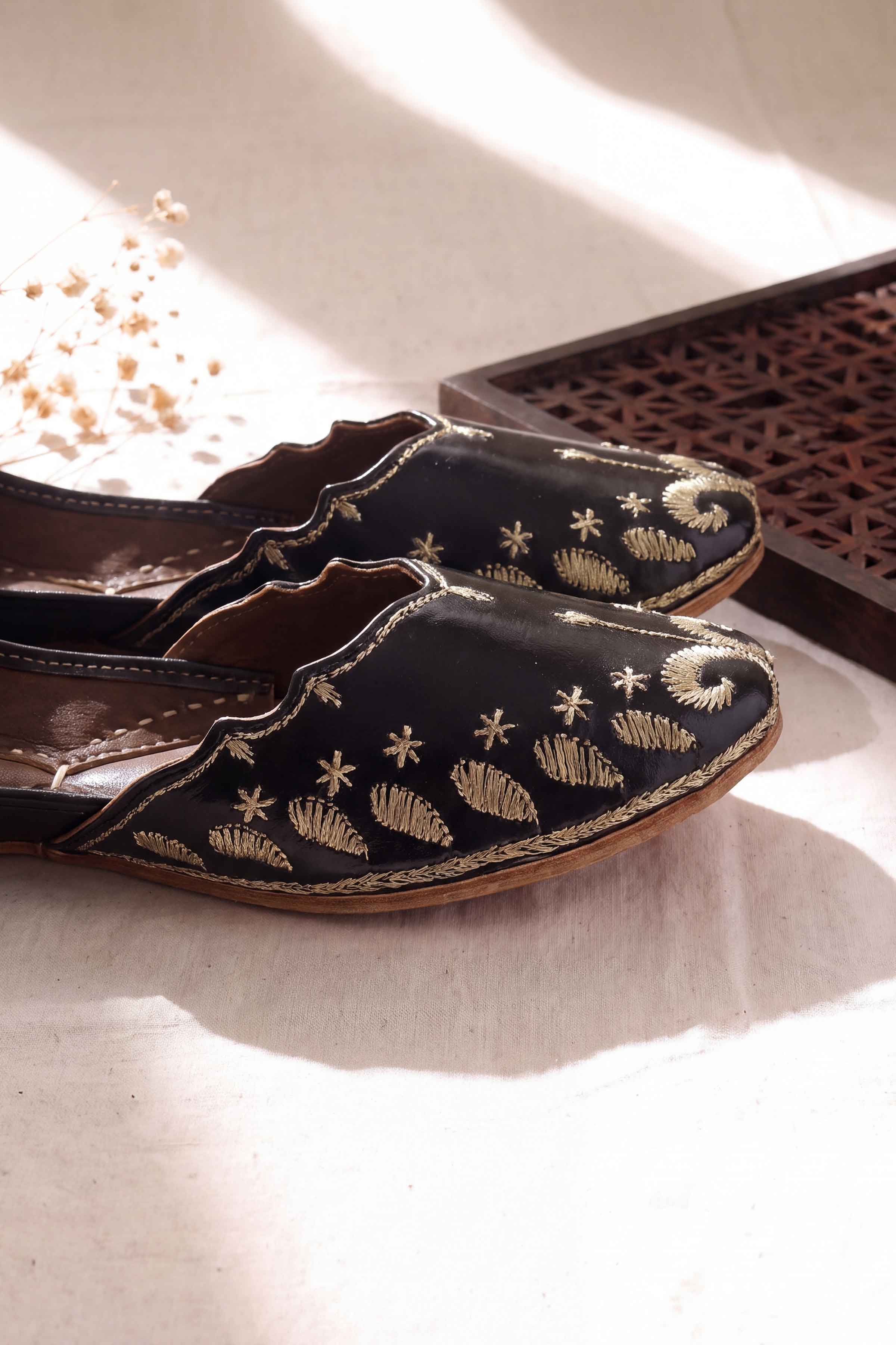 Black Khussa-1718203703 - for Women - Shoes Collection | Nishat | Shop Online