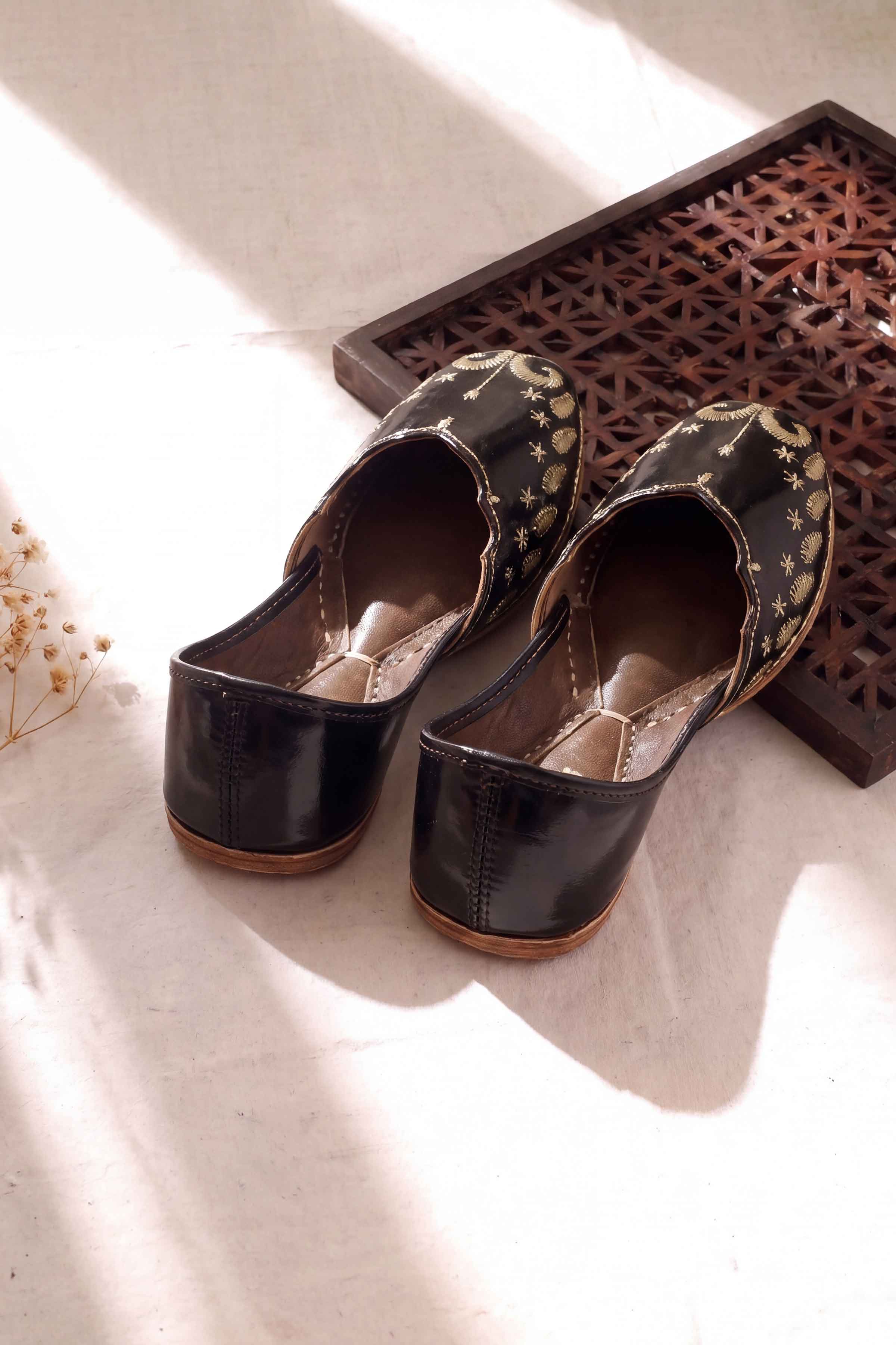 Black Khussa-1718203703 - for Women - Shoes Collection | Nishat | Shop Online