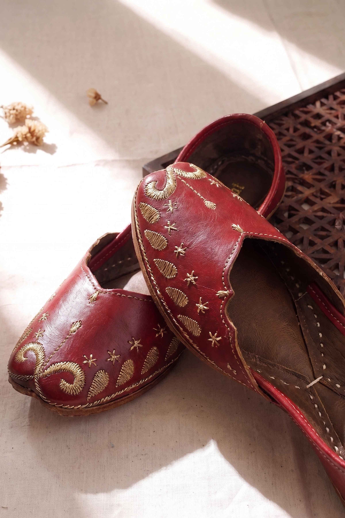 Maroon Khussa-1718213722 - for Women - Shoes Collection | Nishat | Shop Online