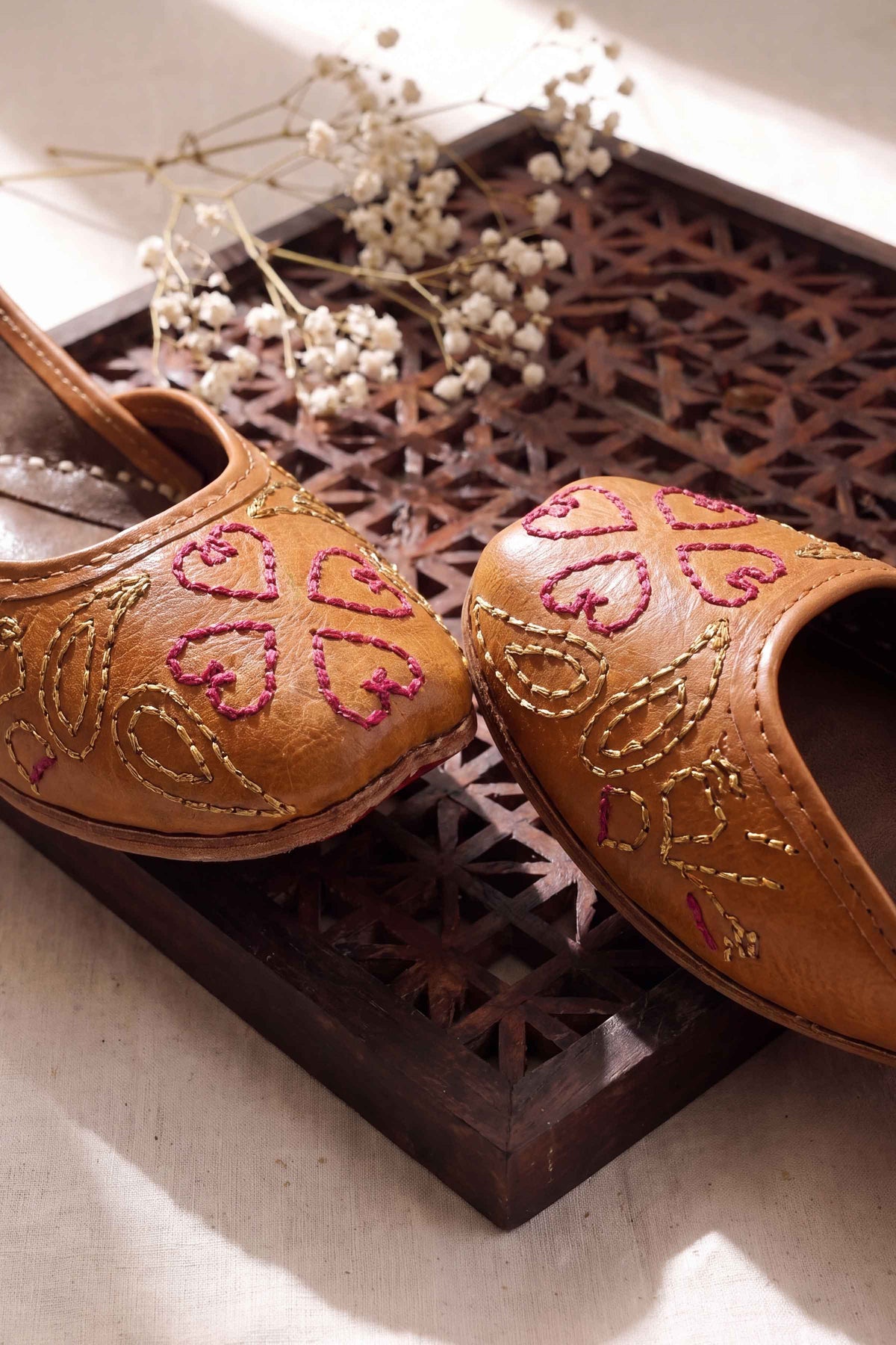 Light Brown Khussa-1718233713 - for Women - Shoes Collection | Nishat | Shop Online