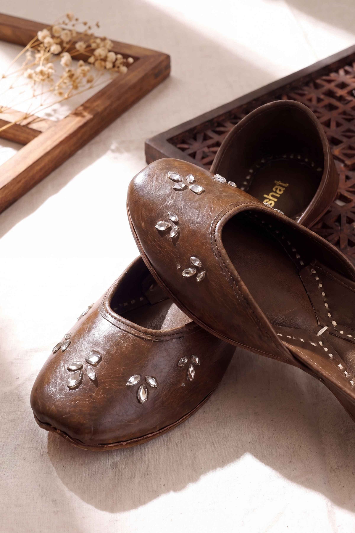 Brown Khussa-1718263713 - for Women - Shoes Collection | Nishat | Shop Online