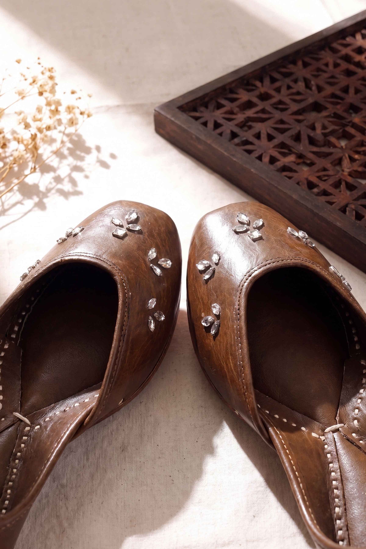 Brown Khussa-1718263713 - for Women - Shoes Collection | Nishat | Shop Online