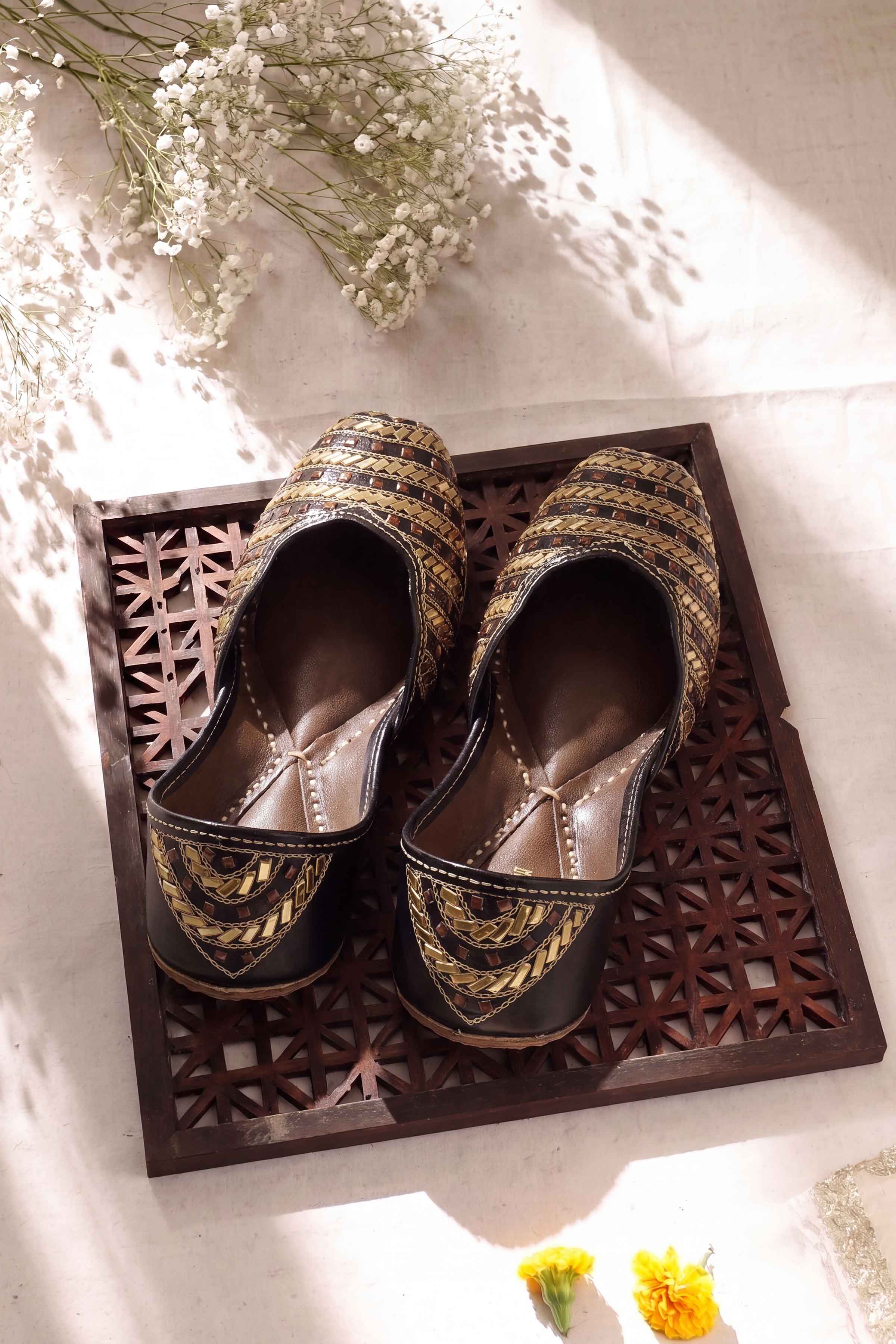 Black Khussa-1718283703 - for Women - Shoes Collection | Nishat | Shop Online