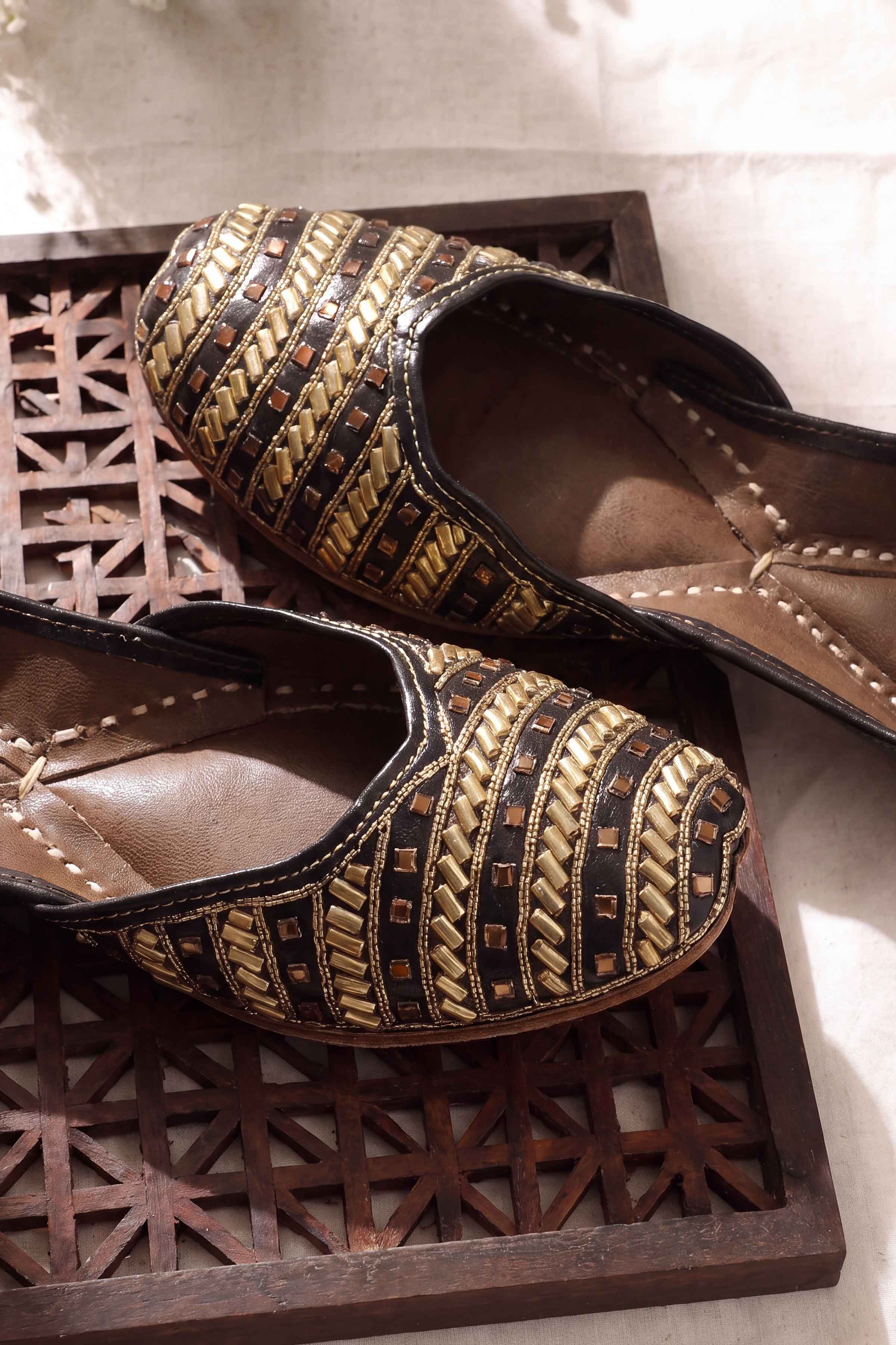 Black Khussa-1718283703 - for Women - Shoes Collection | Nishat | Shop Online